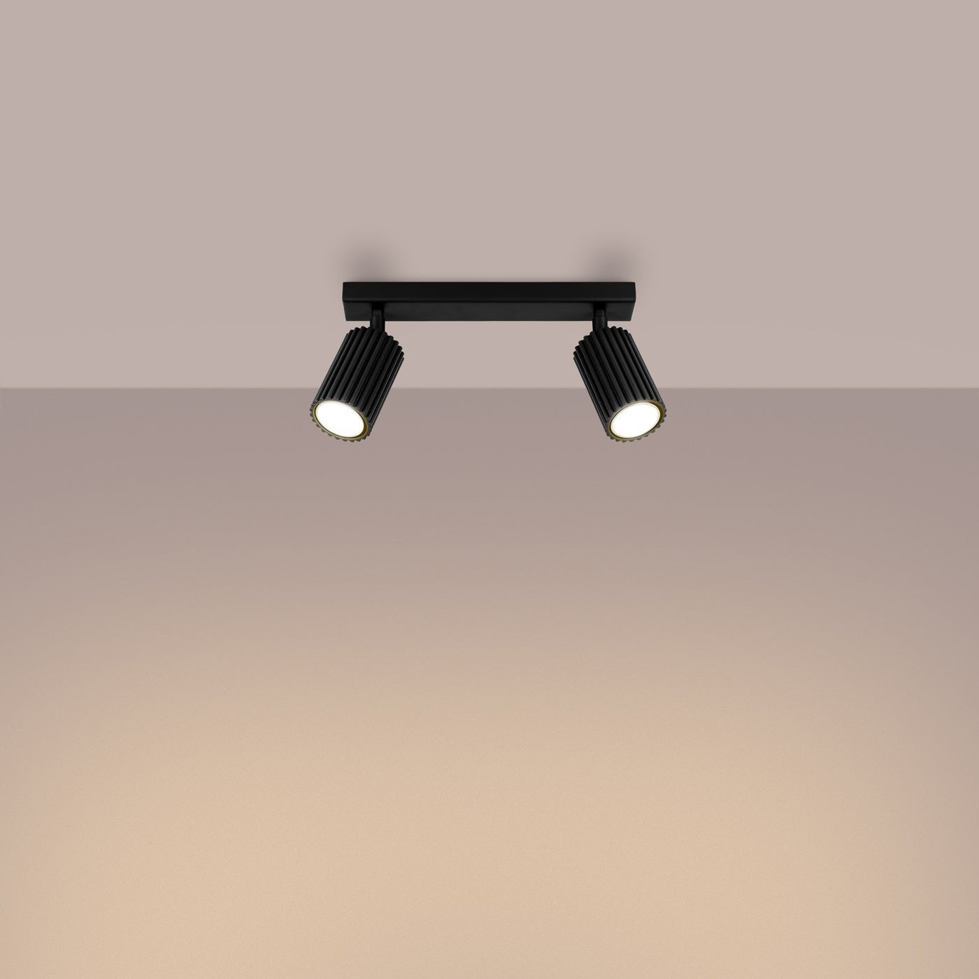 Deckenleuchte "KARBON 2" – Deckenleuchte in Schwarz | Dexity Lichtdesign