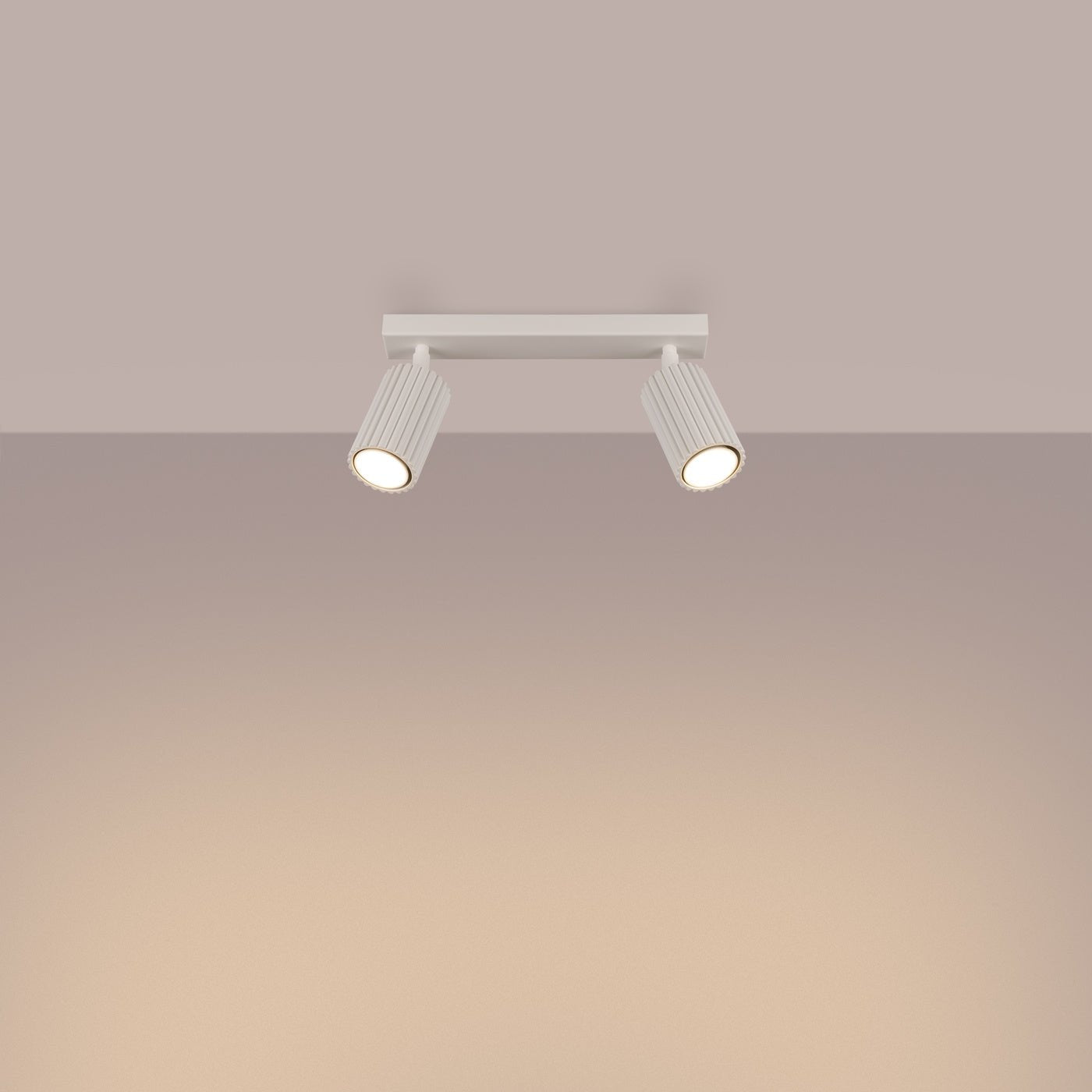 Deckenleuchte "KARBON 2" – Deckenleuchte in Beige | Dexity Lichtdesign