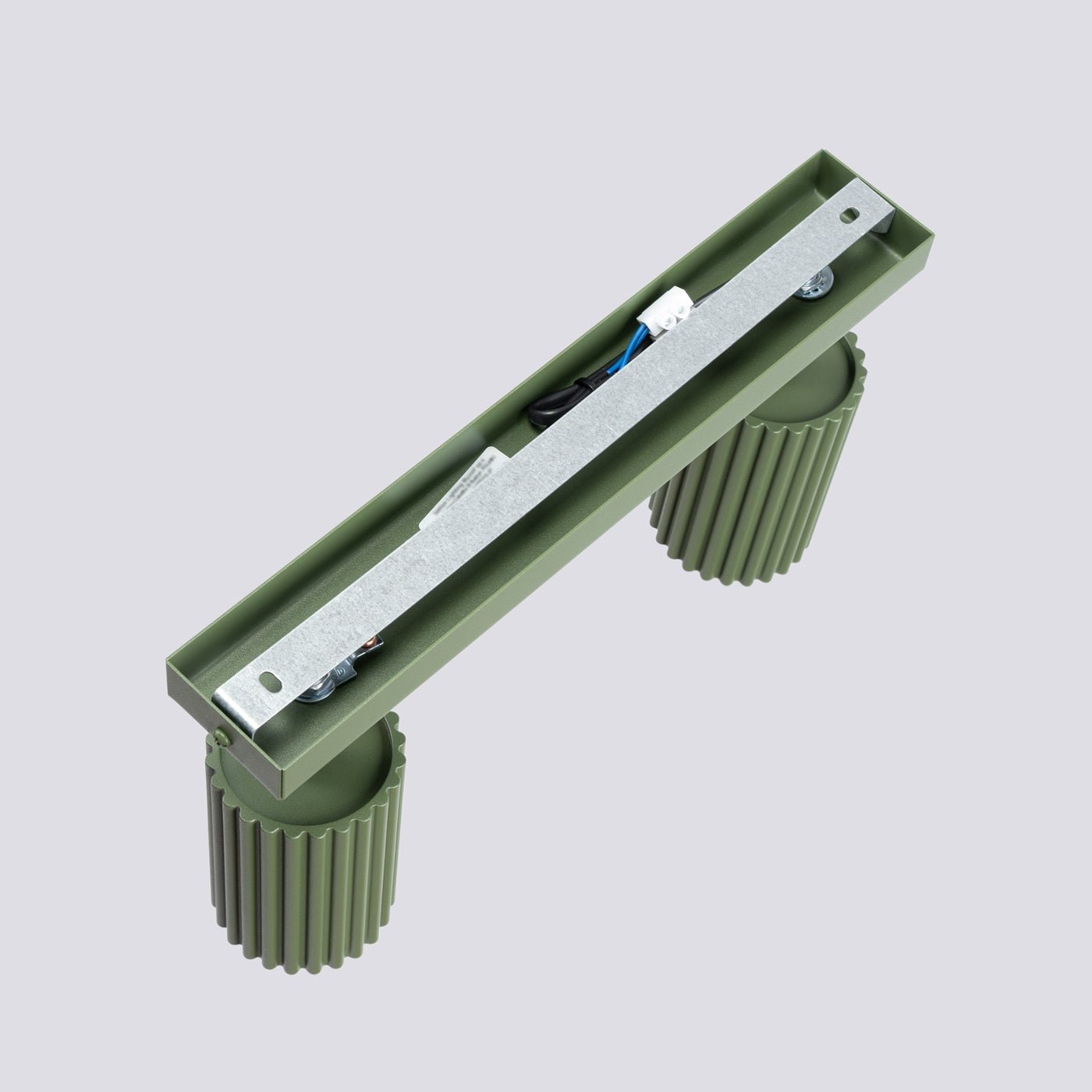 Deckenleuchte "KARBON 2" – Deckenleuchte in Olivgrün | Dexity Lichtdesign