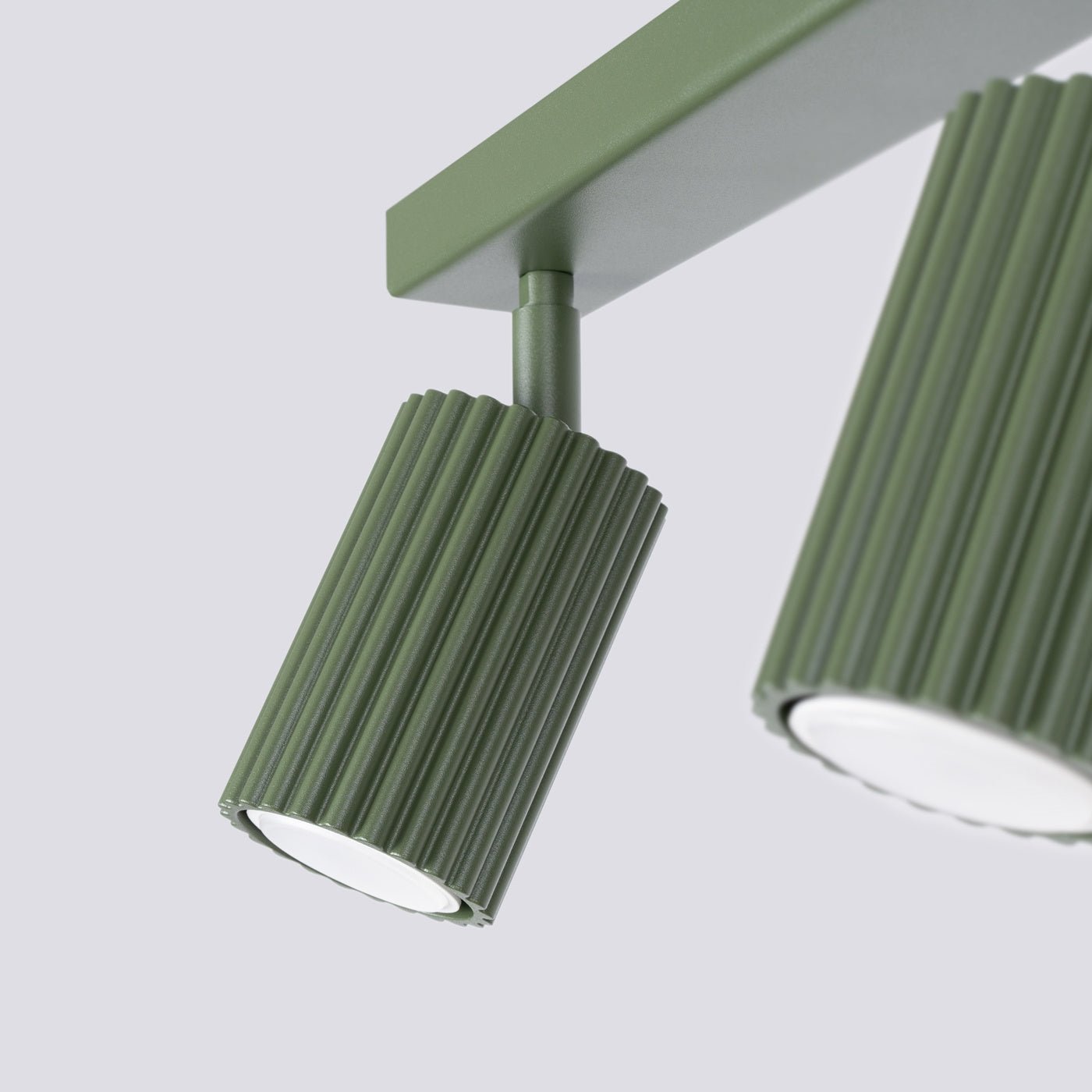 Deckenleuchte "KARBON 2" – Deckenleuchte in Olivgrün | Dexity Lichtdesign