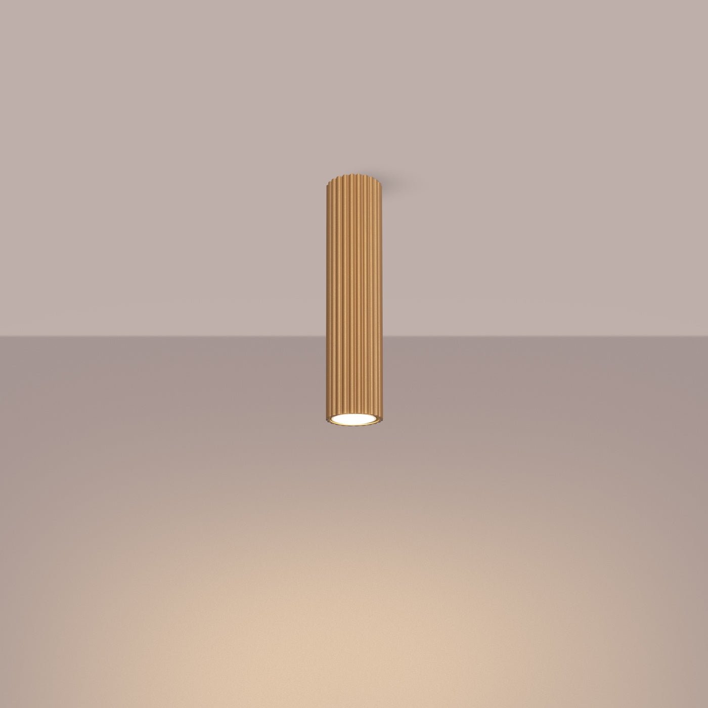 Deckenleuchte "KARBON 30" – Deckenleuchte in Golden | Dexity Lichtdesign