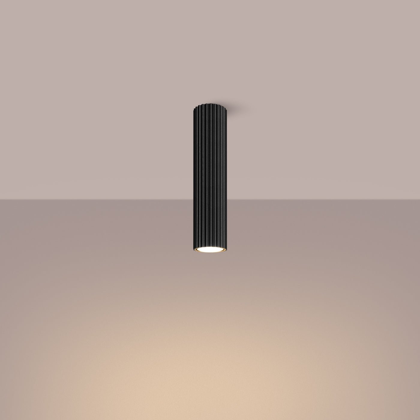 Deckenleuchte "KARBON 30" – Deckenleuchte in Schwarz | Dexity Lichtdesign