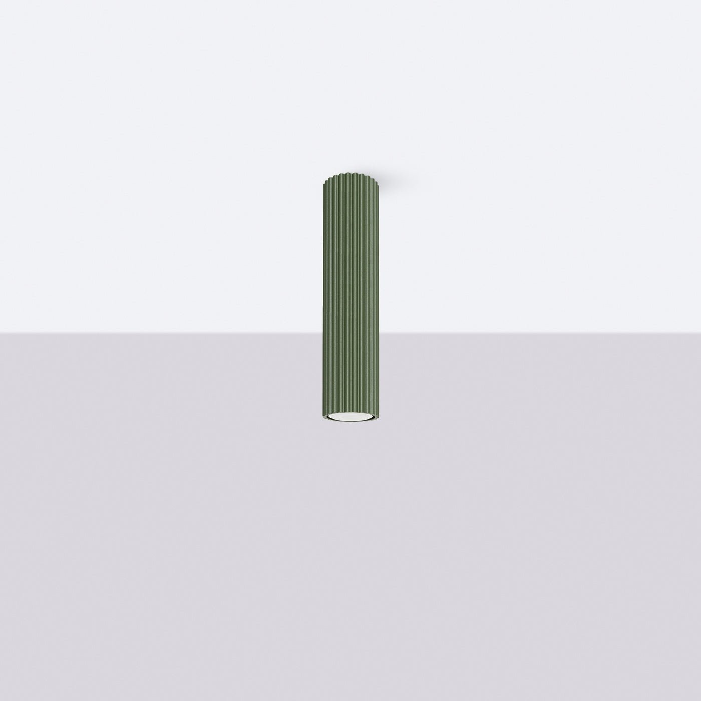 Deckenleuchte "KARBON 30" – Deckenleuchte in Olivgrün | Dexity Lichtdesign