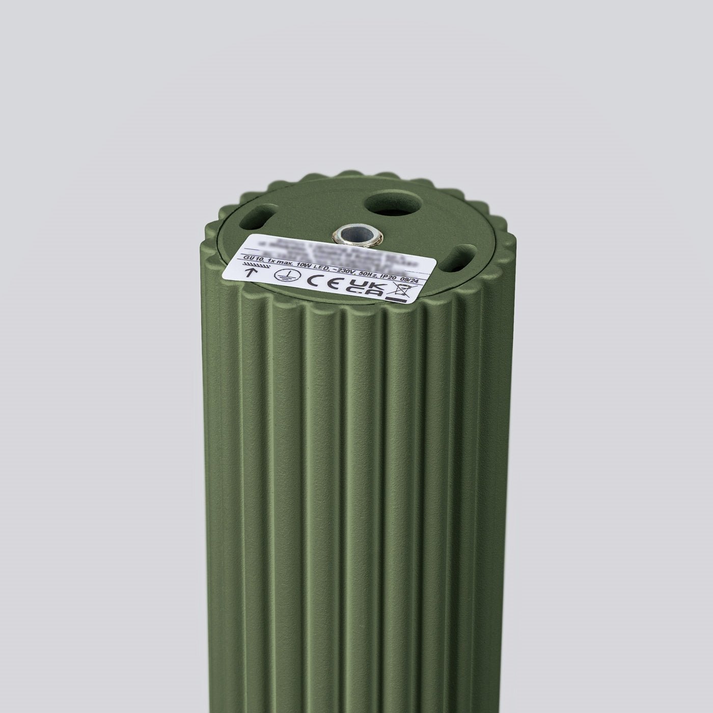 Deckenleuchte "KARBON 30" – Deckenleuchte in Olivgrün | Dexity Lichtdesign