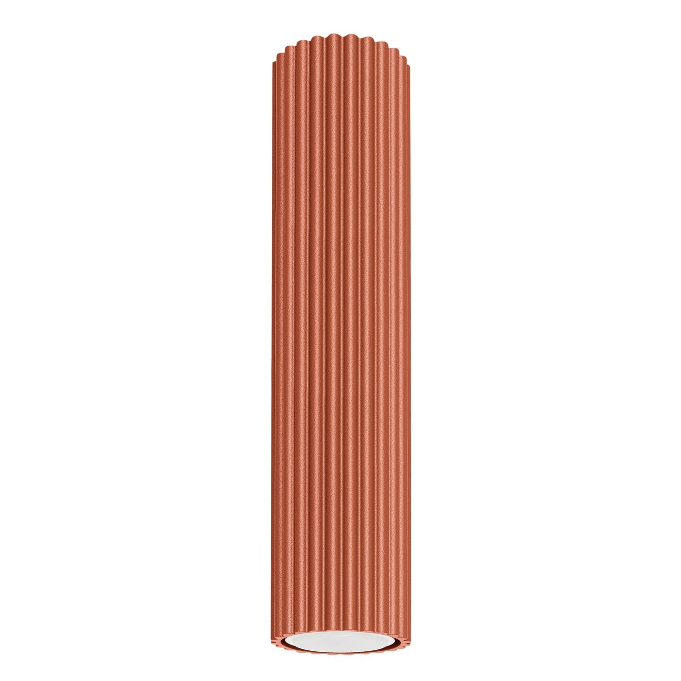 Deckenleuchte "KARBON 30" – Deckenleuchte in Roter Ocker | Dexity Lichtdesign