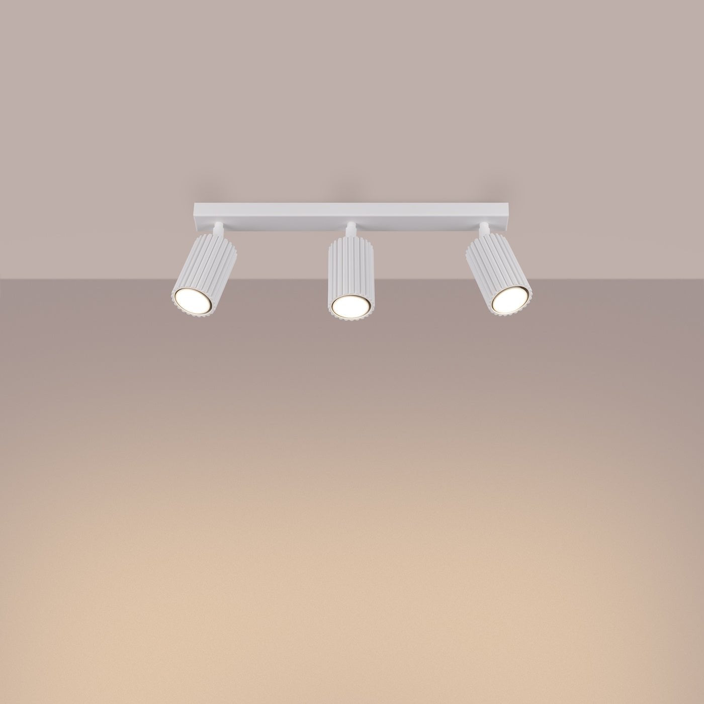 Deckenleuchte "KARBON 3L" – Deckenleuchte in Weiß | Dexity Lichtdesign