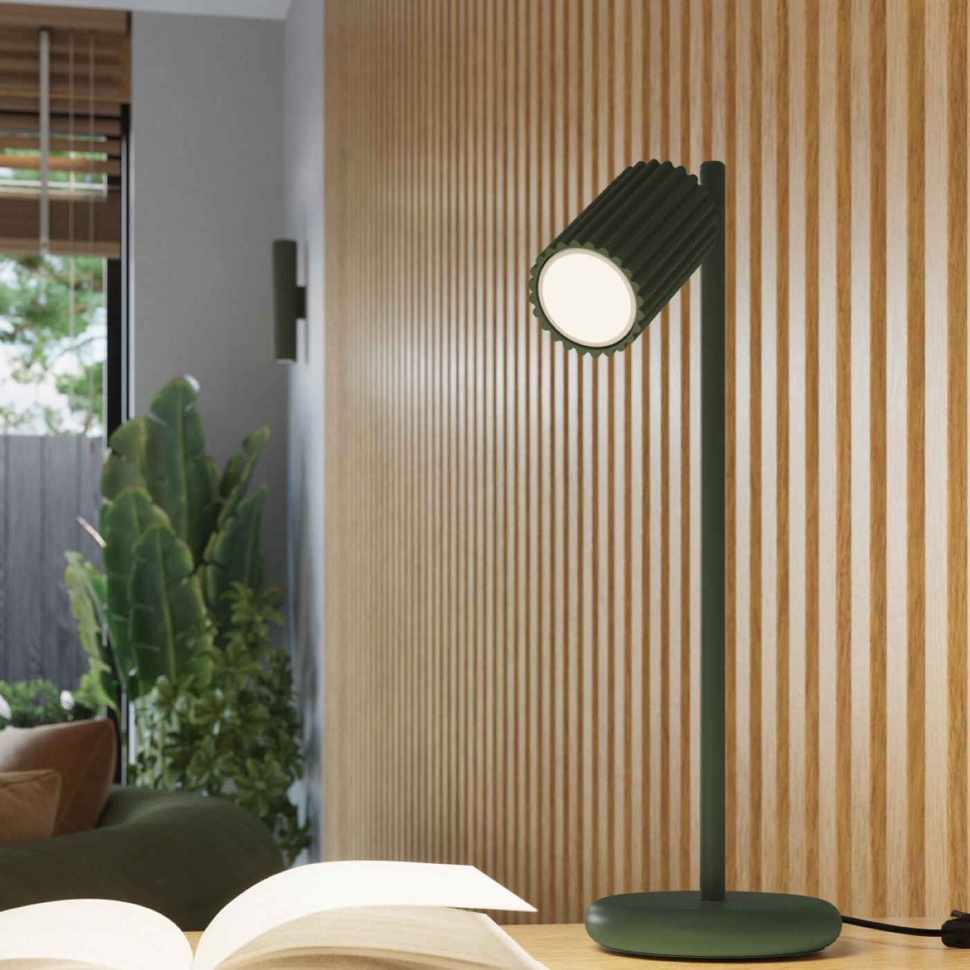 Deckenleuchte "KARBON 3L" – Deckenleuchte in Olivgrün | Dexity Lichtdesign