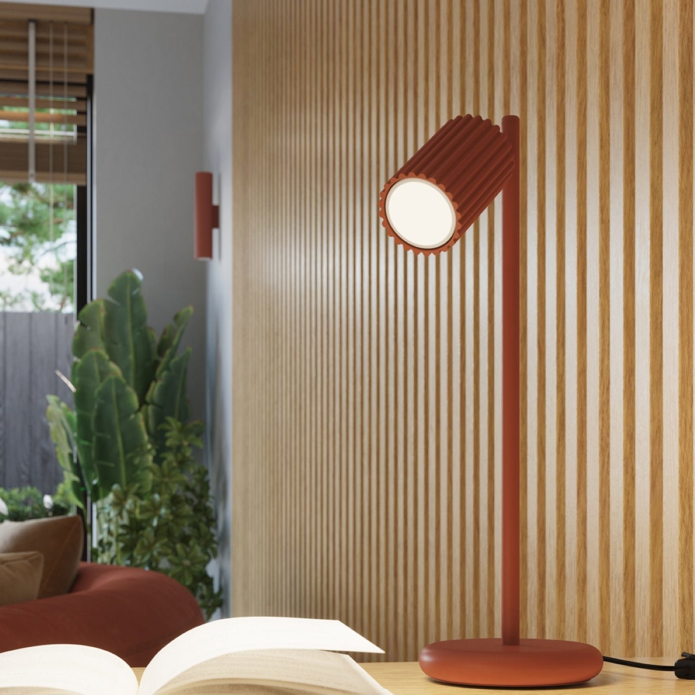 Deckenleuchte "KARBON 3L" – Deckenleuchte in Roter Ocker | Dexity Lichtdesign