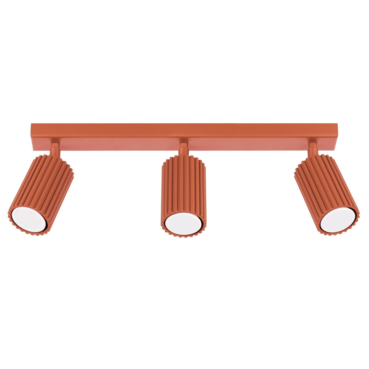 Deckenleuchte "KARBON 3L" – Deckenleuchte in Roter Ocker | Dexity Lichtdesign