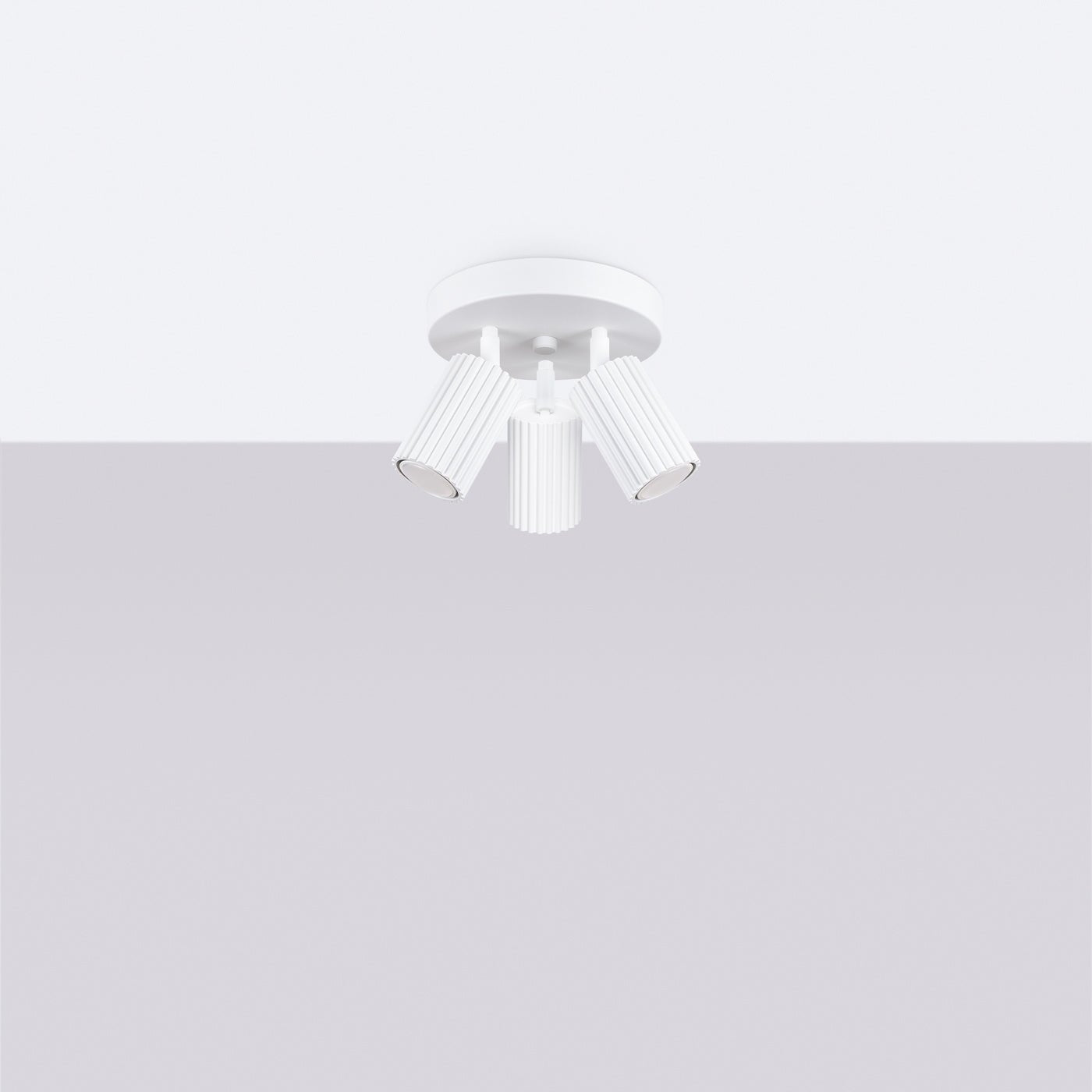 Deckenleuchte "KARBON 3P" – Deckenleuchte in Weiß | Dexity Lichtdesign