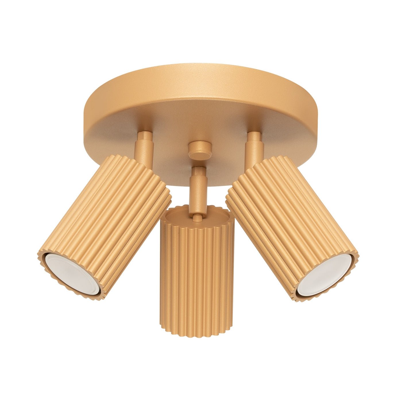 Deckenleuchte "KARBON 3P" – Deckenleuchte in Golden | Dexity Lichtdesign