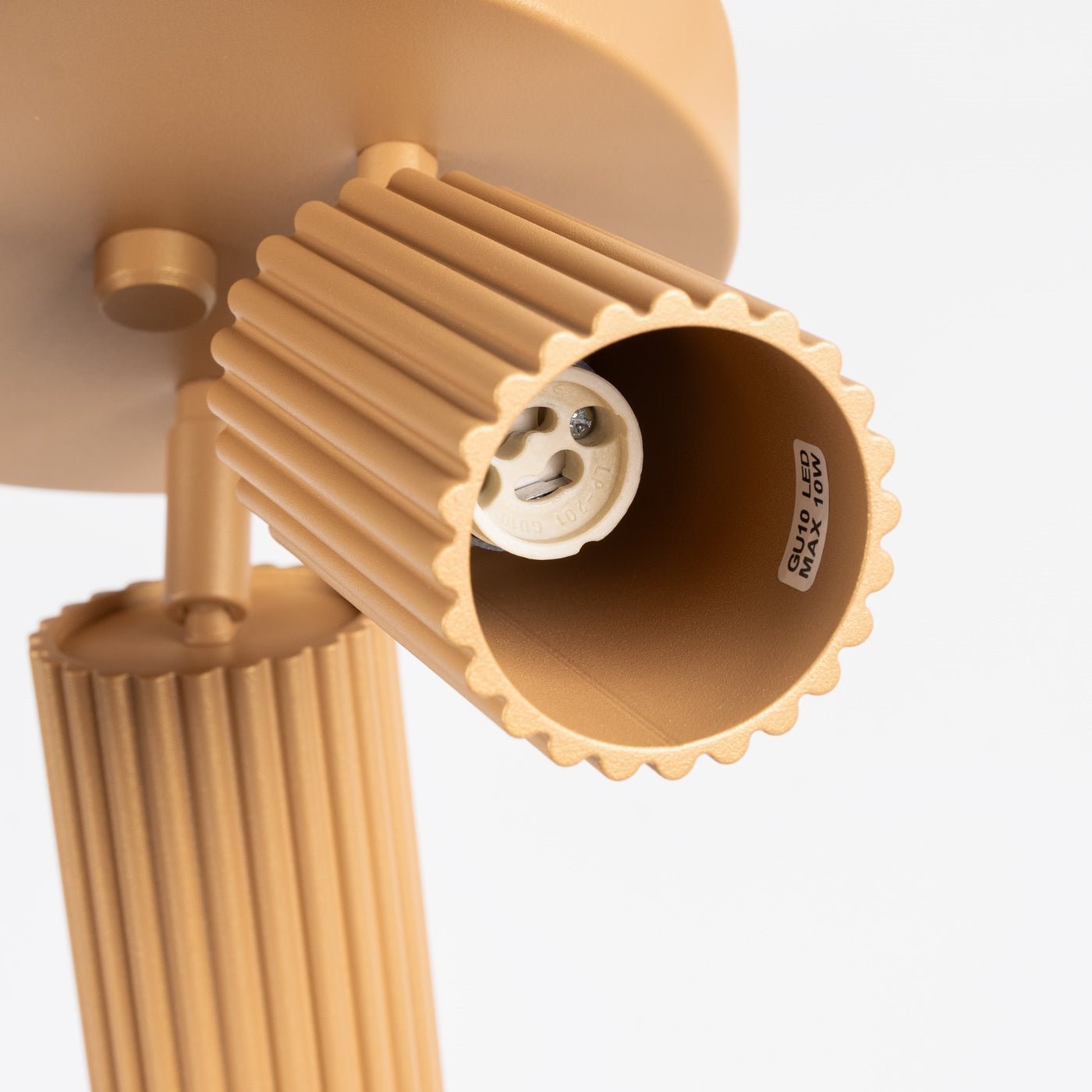 Deckenleuchte "KARBON 3P" – Deckenleuchte in Golden | Dexity Lichtdesign