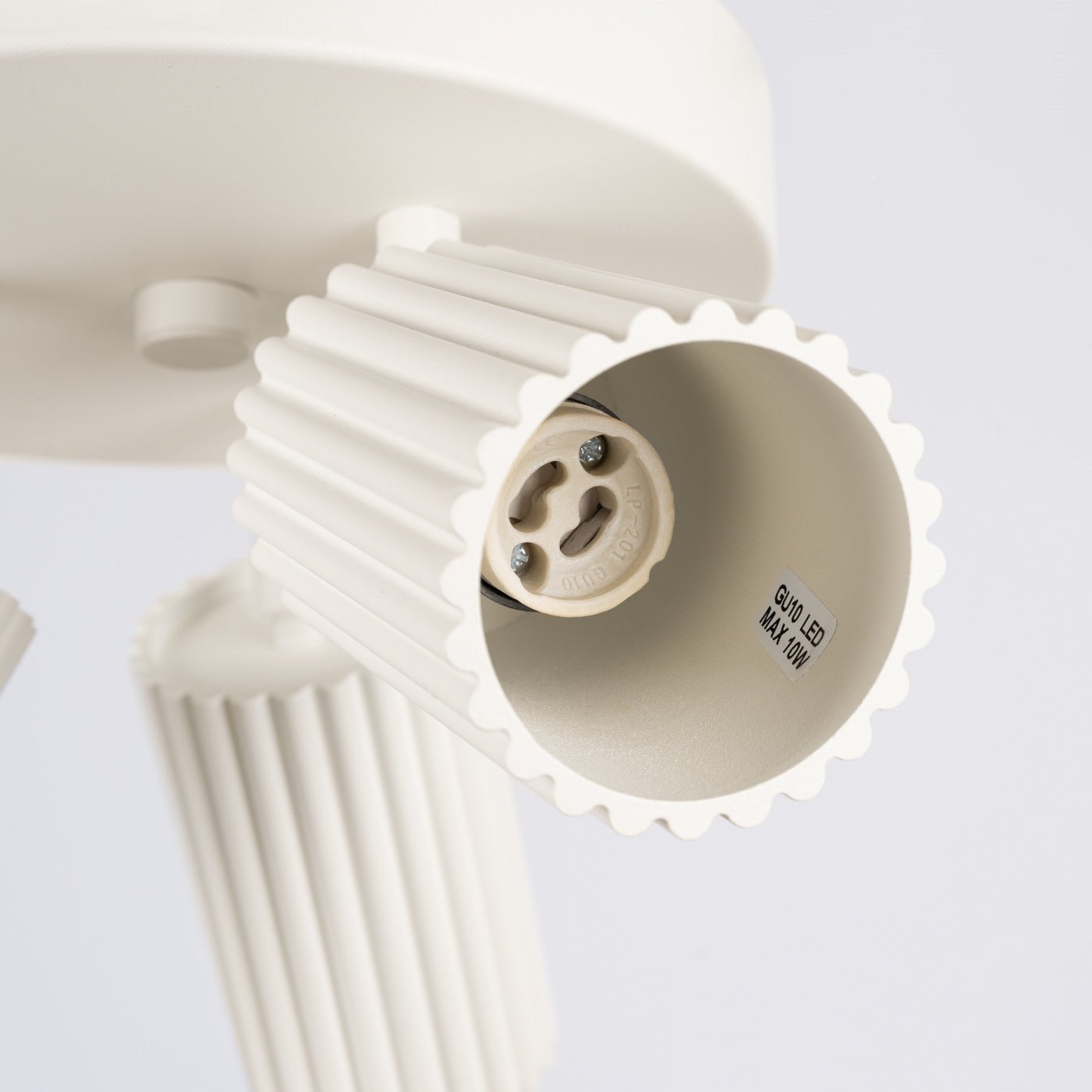 Deckenleuchte "KARBON 3P" – Deckenleuchte in Beige | Dexity Lichtdesign