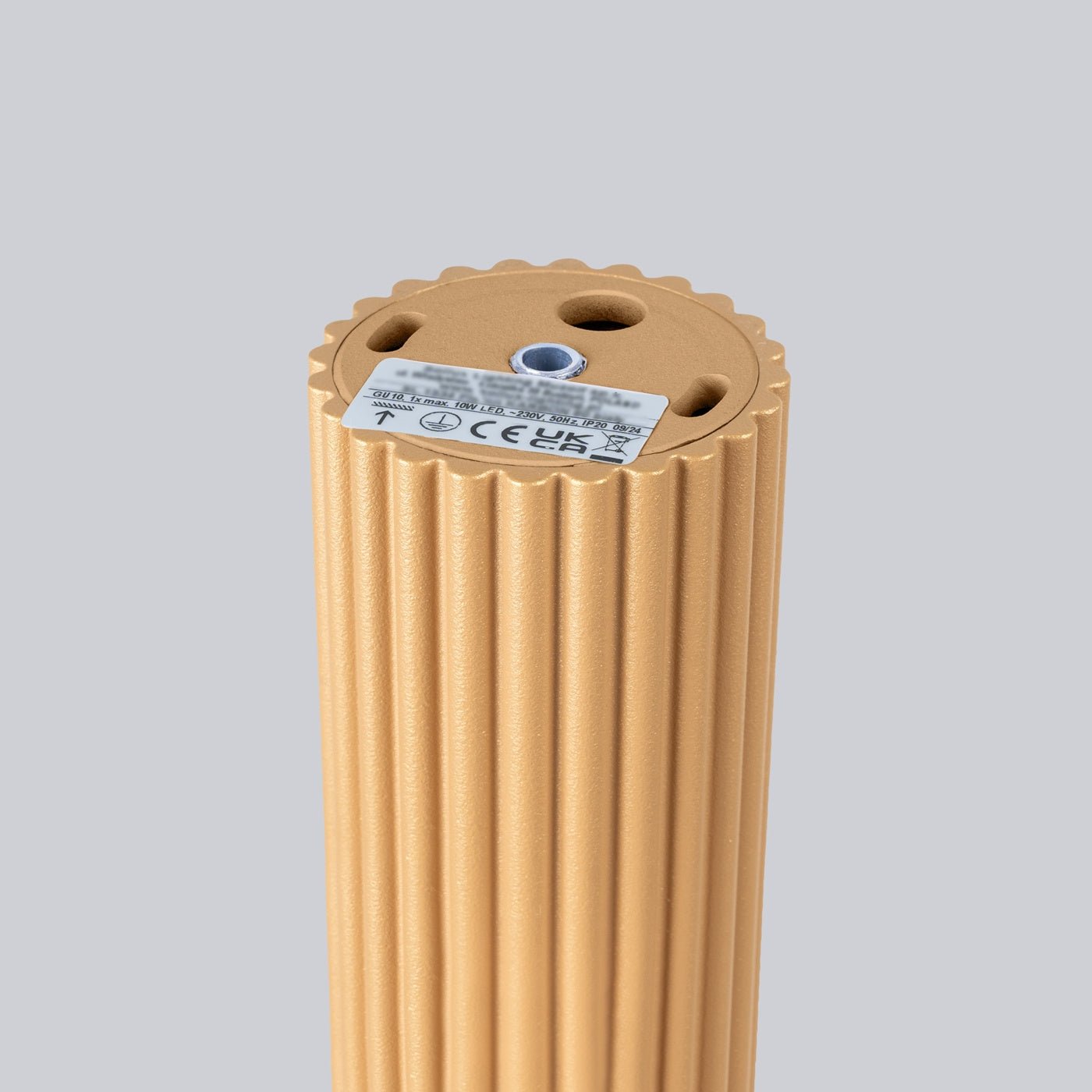 Deckenleuchte "KARBON 40" – Deckenleuchte in Golden | Dexity Lichtdesign