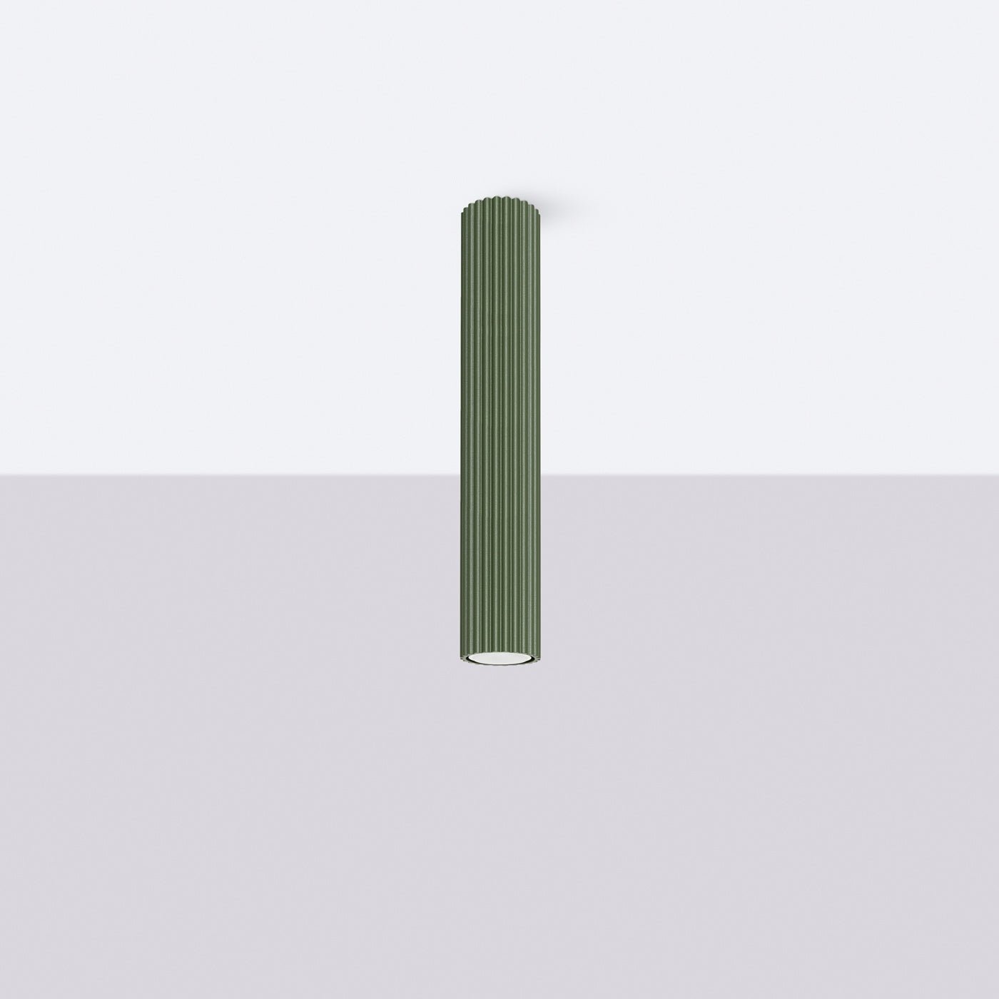 Deckenleuchte "KARBON 40" – Deckenleuchte in Olivgrün | Dexity Lichtdesign