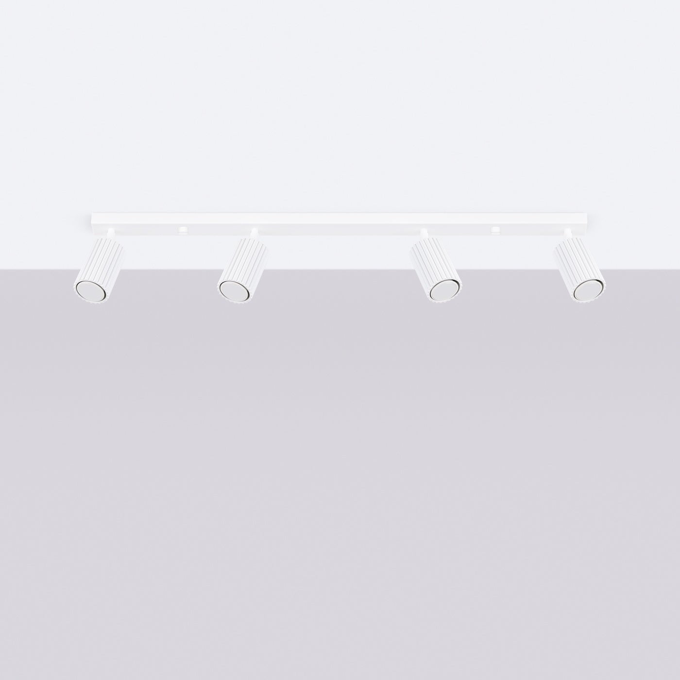 Deckenleuchte "KARBON 4L" – Deckenleuchte in Weiß | Dexity Lichtdesign