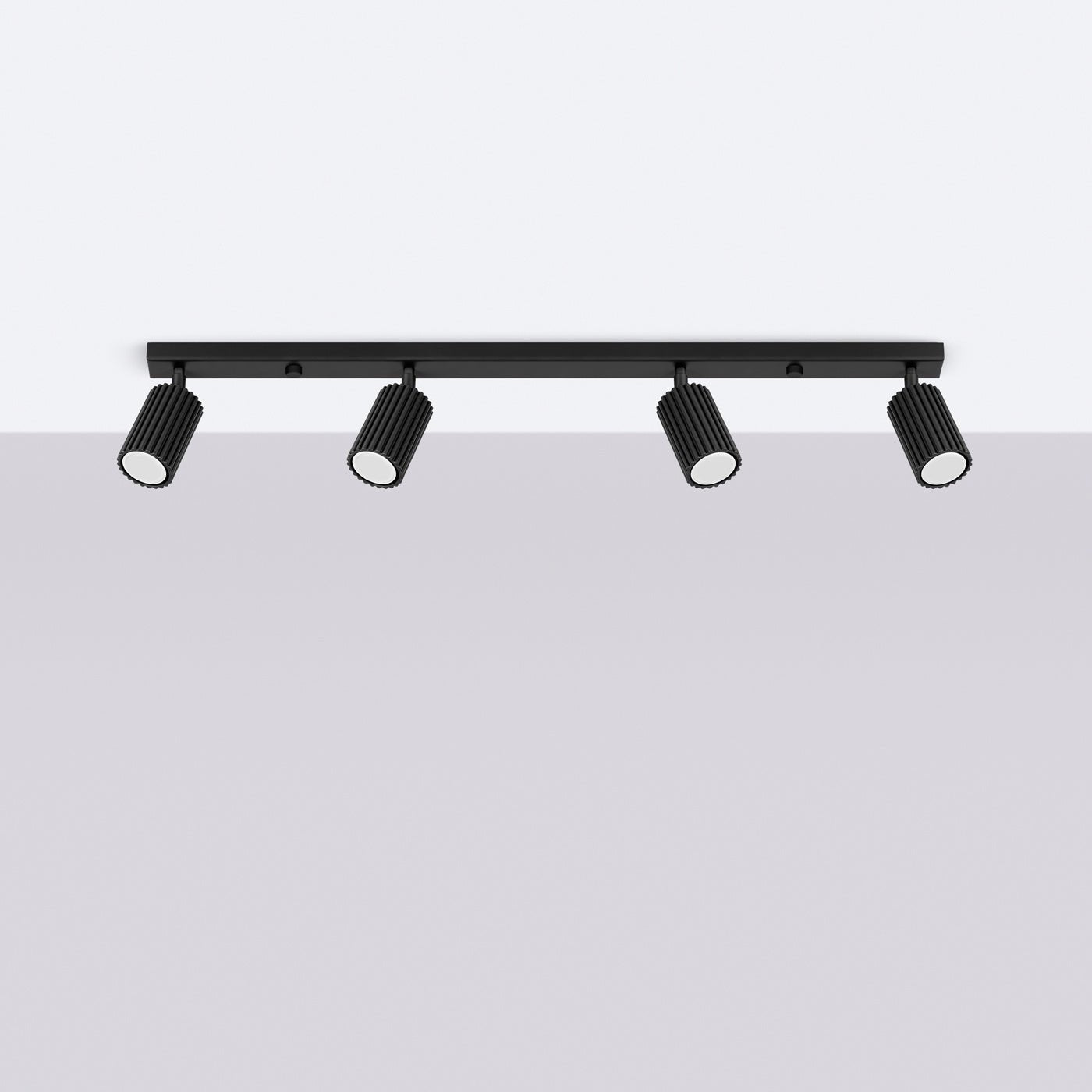 Deckenleuchte "KARBON 4L" – Deckenleuchte in Schwarz | Dexity Lichtdesign