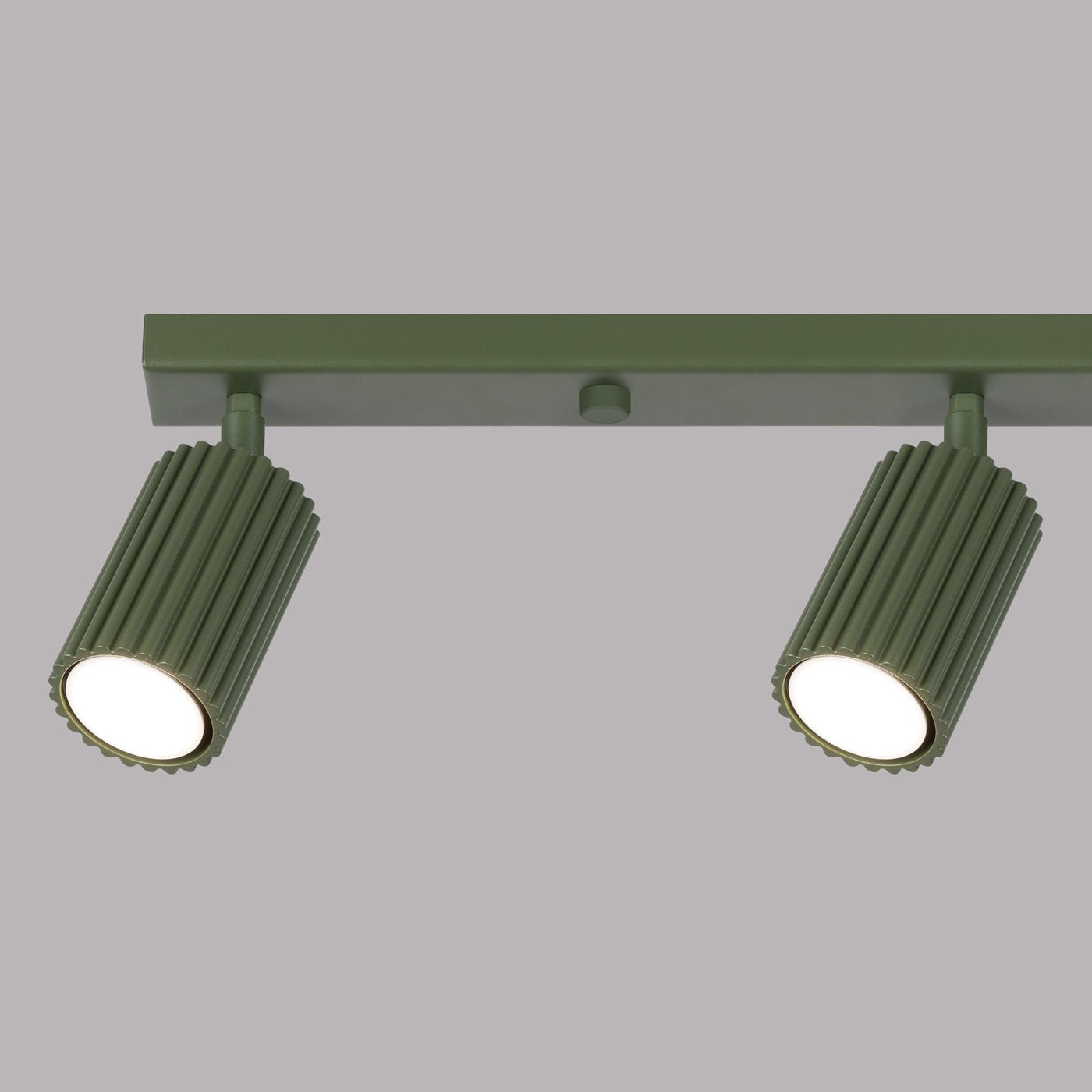 Deckenleuchte "KARBON 4L" – Deckenleuchte in Olivgrün | Dexity Lichtdesign