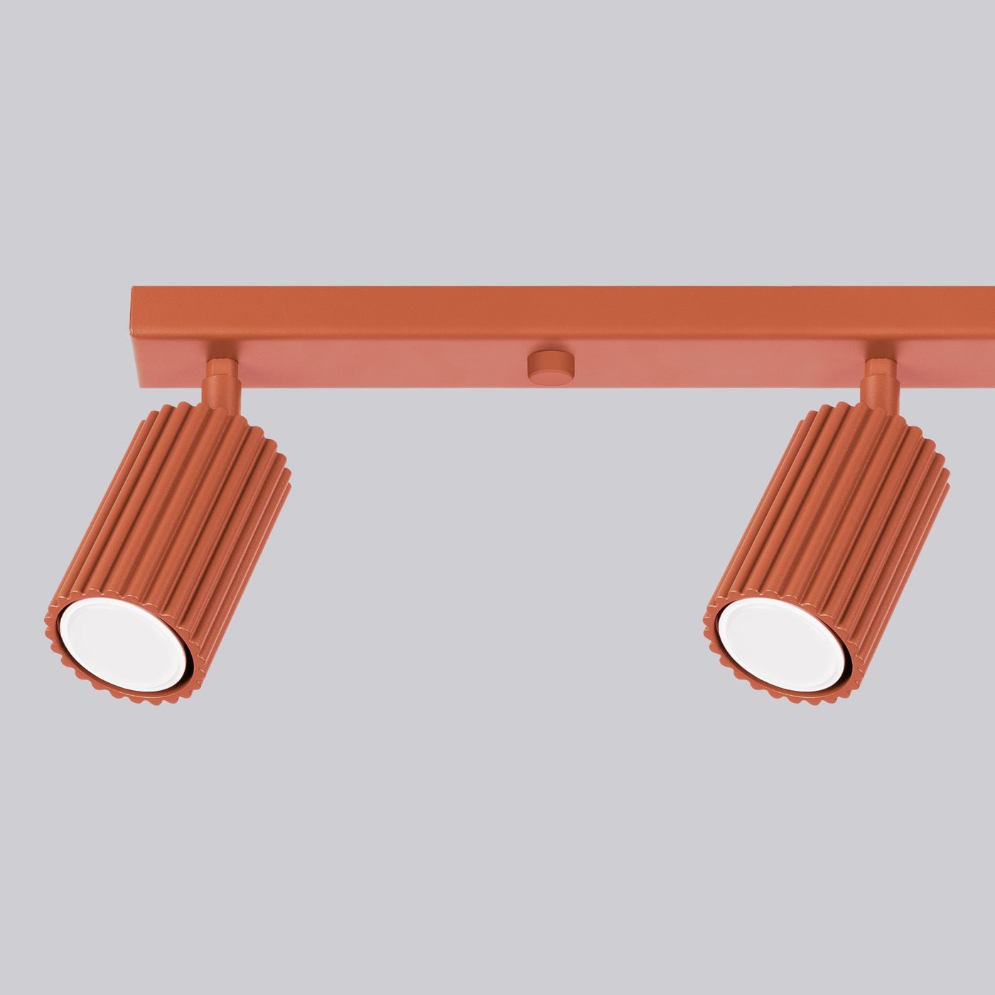 Deckenleuchte "KARBON 4L" – Deckenleuchte in Roter Ocker | Dexity Lichtdesign