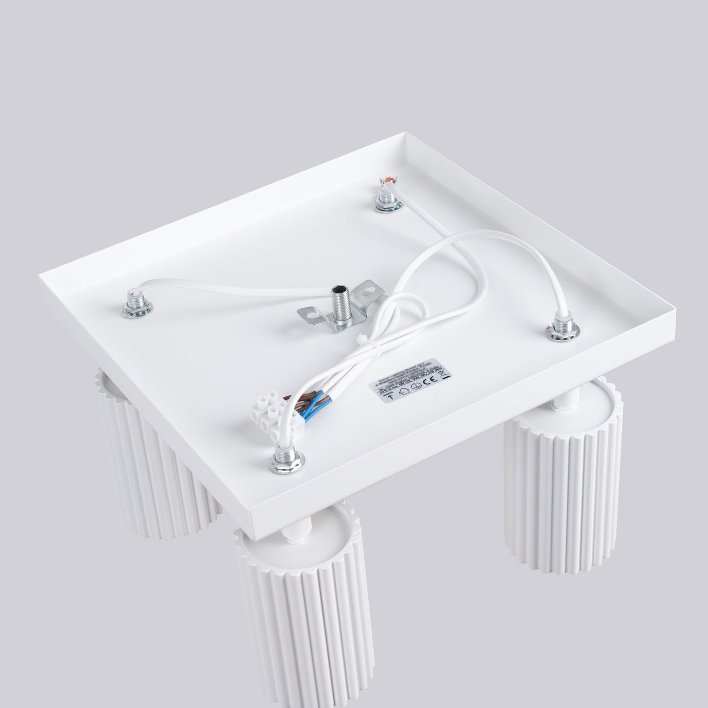 Deckenleuchte "KARBON 4" – Deckenleuchte in Weiß | Dexity Lichtdesign