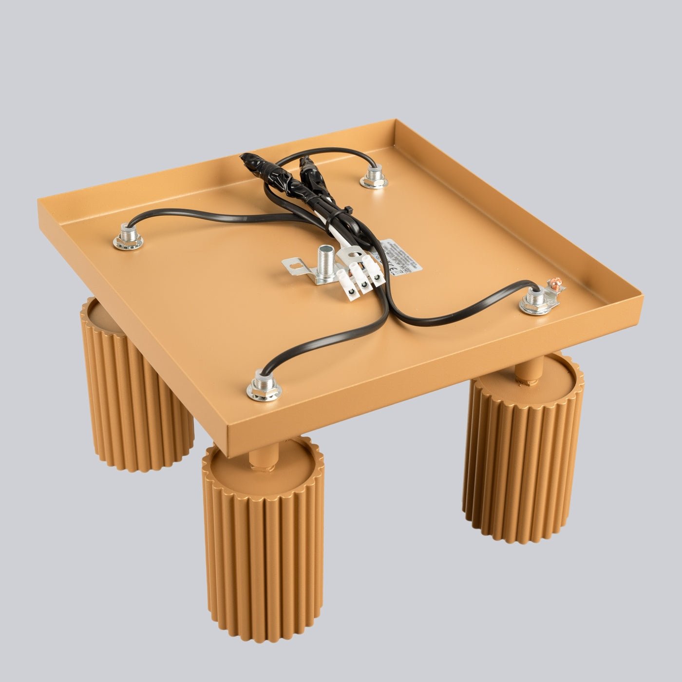 Deckenleuchte "KARBON 4" – Deckenleuchte in Golden | Dexity Lichtdesign