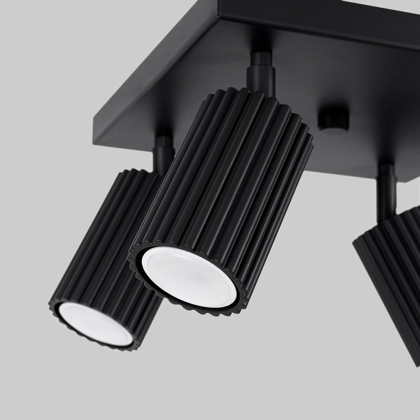 Deckenleuchte "KARBON 4" – Deckenleuchte in Schwarz | Dexity Lichtdesign