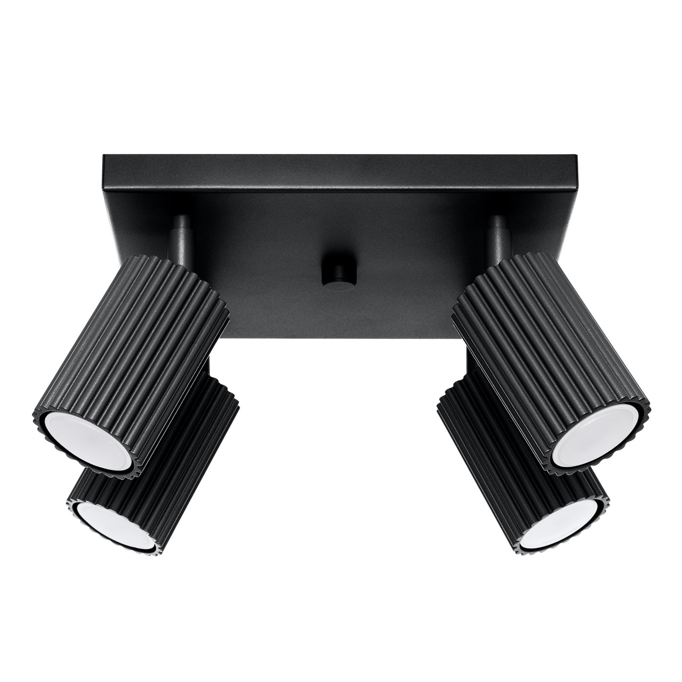 Deckenleuchte "KARBON 4" – Deckenleuchte in Schwarz | Dexity Lichtdesign