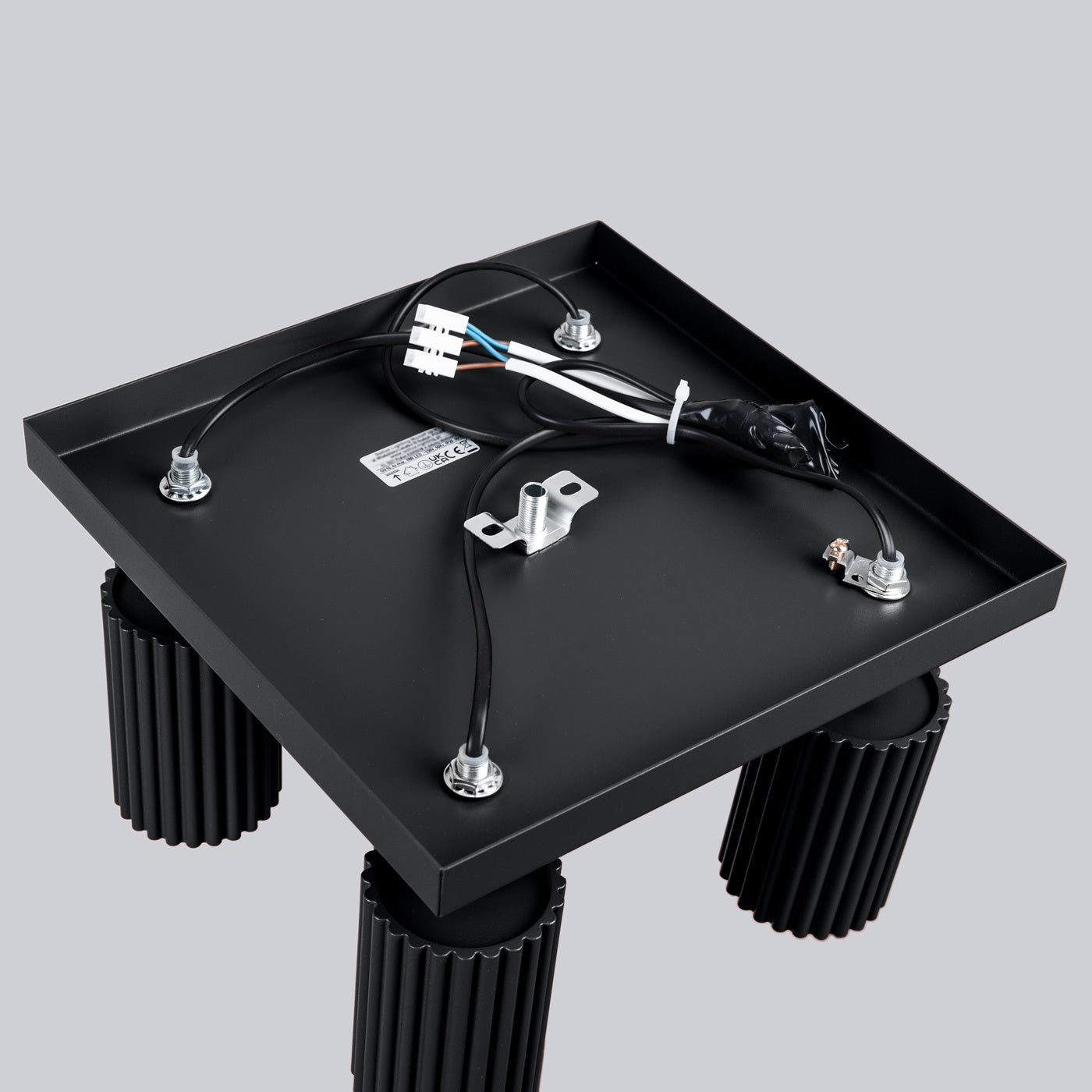 Deckenleuchte "KARBON 4" – Deckenleuchte in Schwarz | Dexity Lichtdesign
