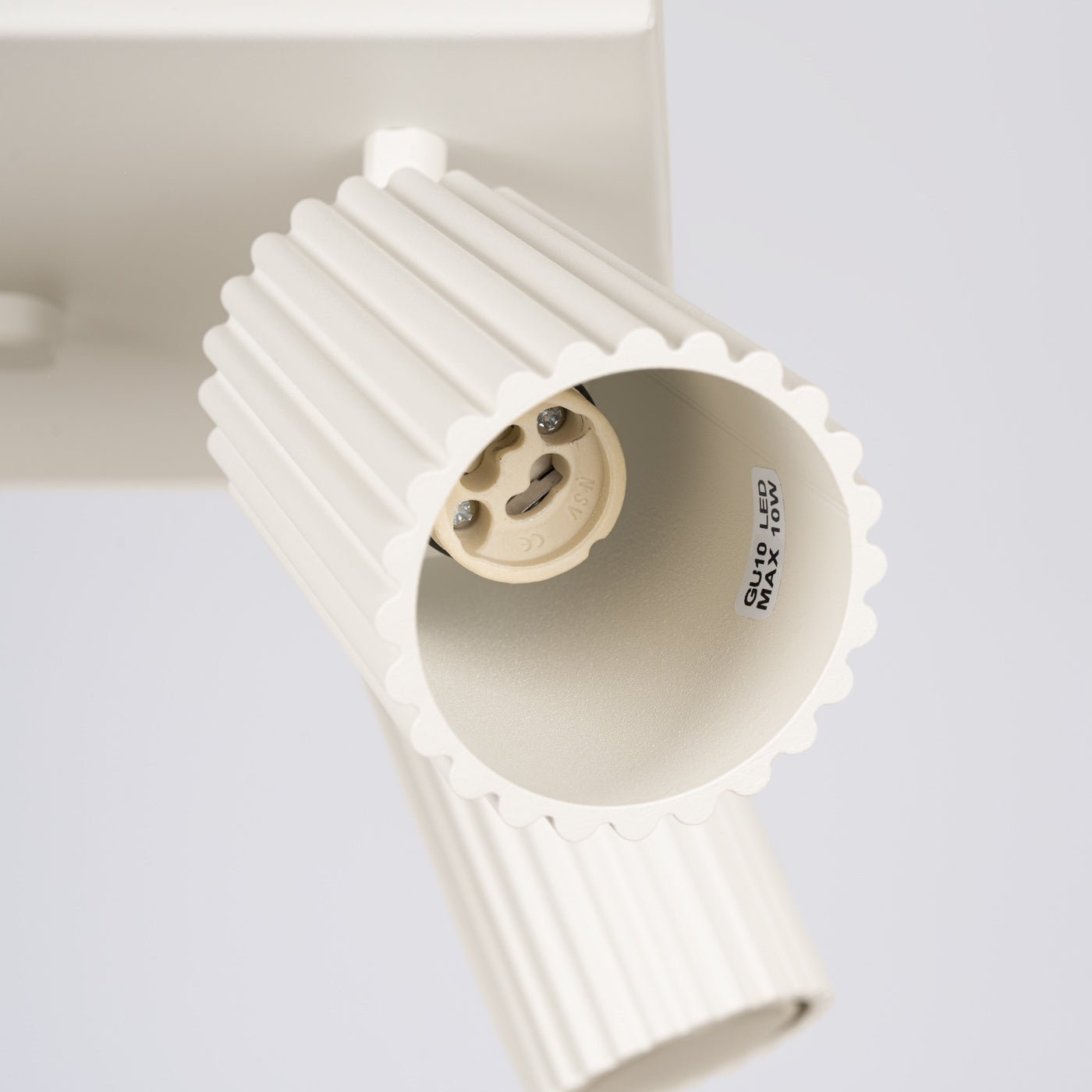 Deckenleuchte "KARBON 4" – Deckenleuchte in Beige | Dexity Lichtdesign
