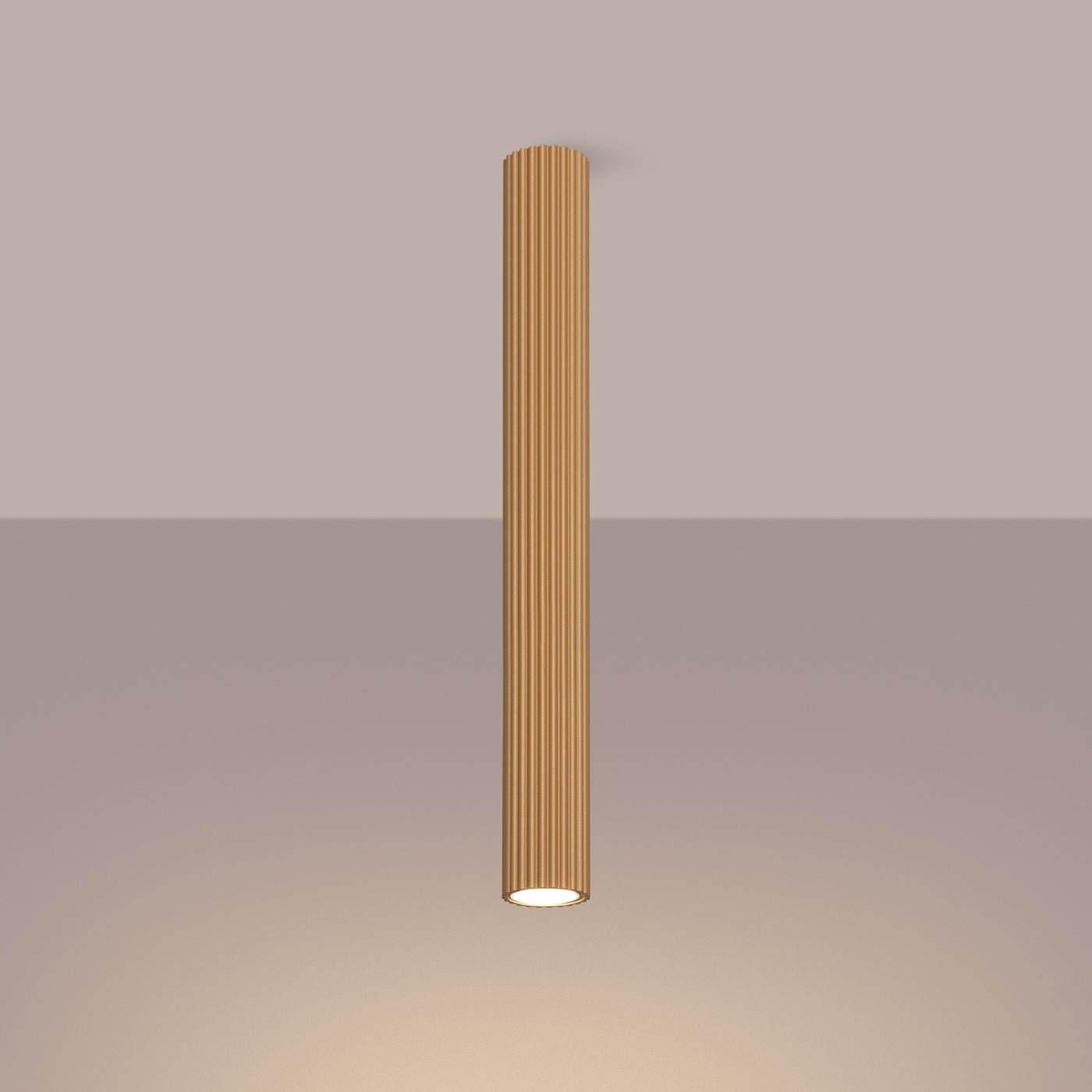 Deckenleuchte "KARBON 60" – Deckenleuchte in Golden | Dexity Lichtdesign