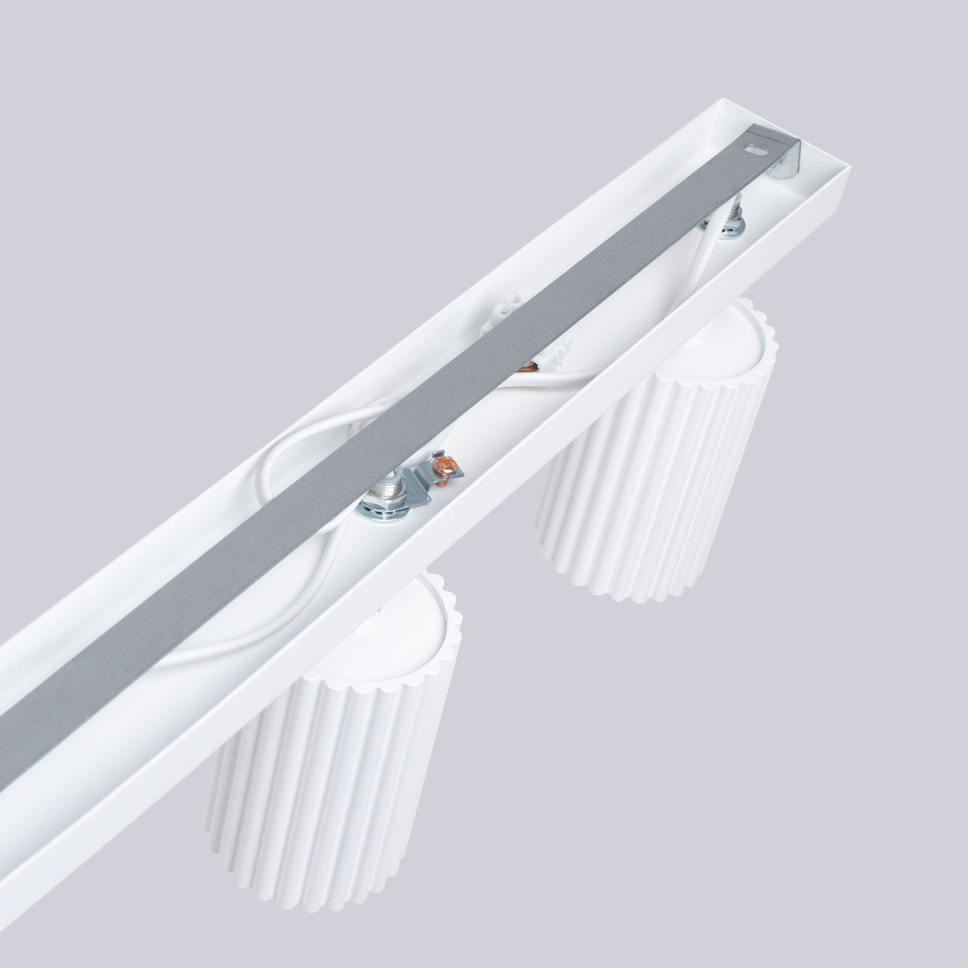 Deckenleuchte "KARBON 6L" – Deckenleuchte in Weiß | Dexity Lichtdesign