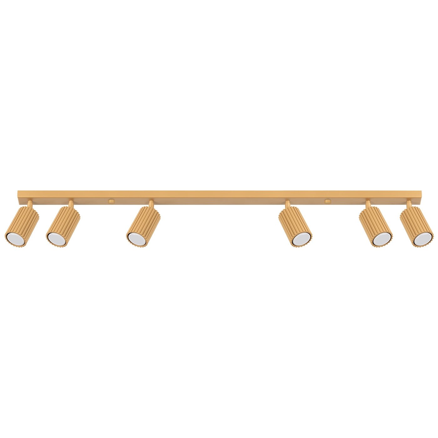 Deckenleuchte "KARBON 6L" – Deckenleuchte in Golden | Dexity Lichtdesign