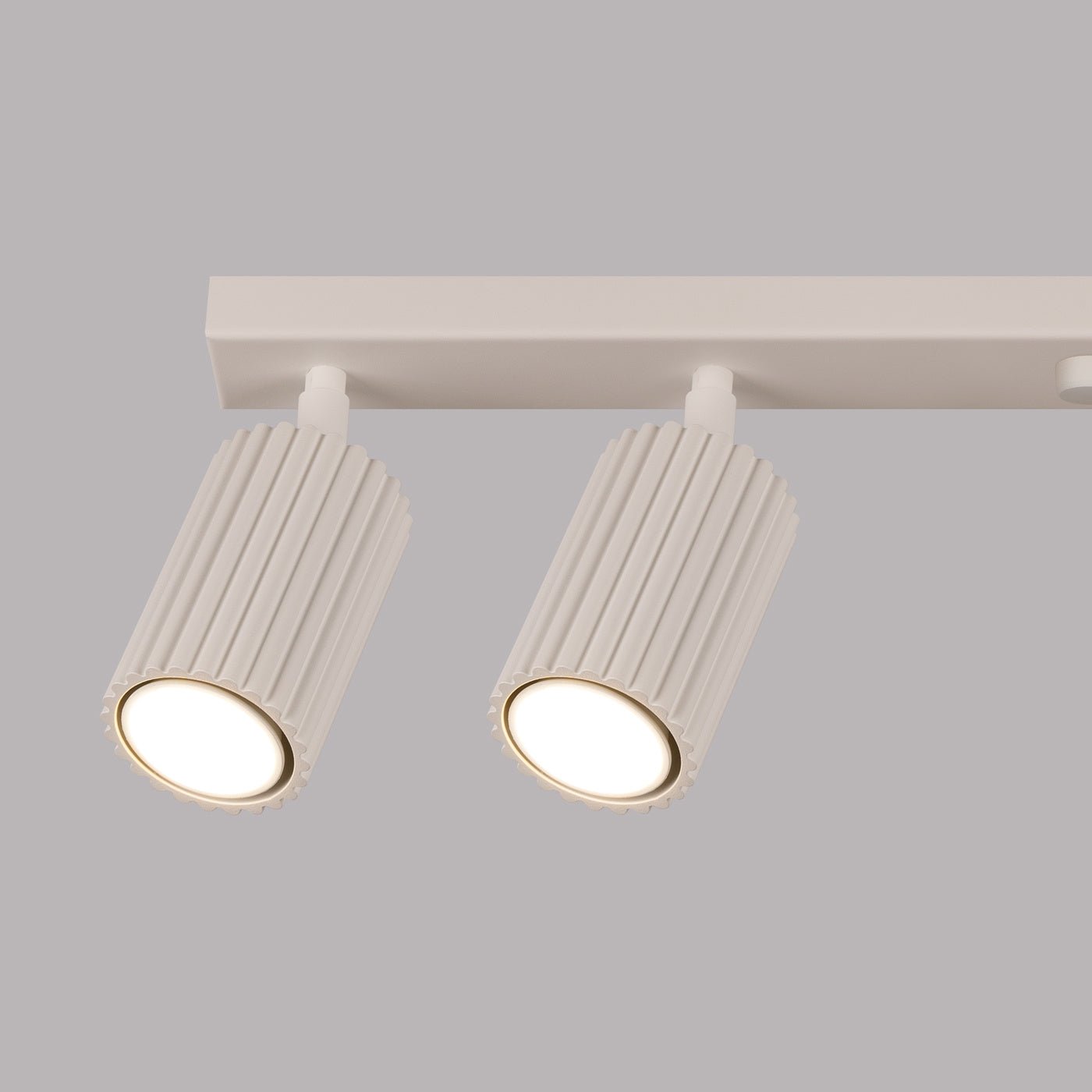 Deckenleuchte "KARBON 6L" – Deckenleuchte in Beige | Dexity Lichtdesign