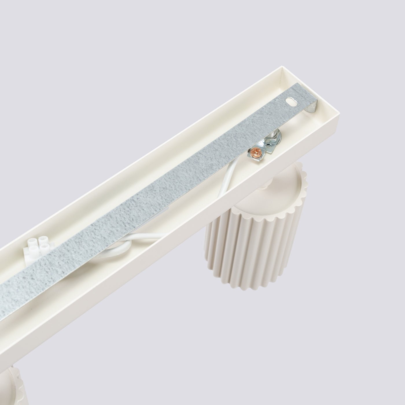 Deckenleuchte "KARBON 6L" – Deckenleuchte in Beige | Dexity Lichtdesign