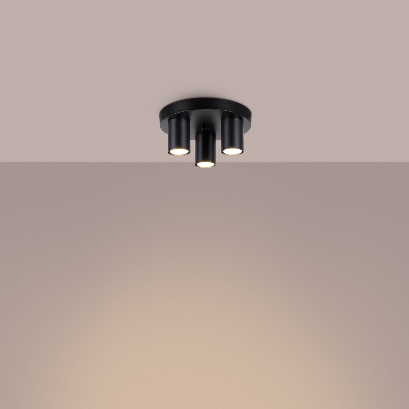 Deckenleuchte "LAGOS 3P" – Deckenleuchte in Schwarz | Dexity Lichtdesign