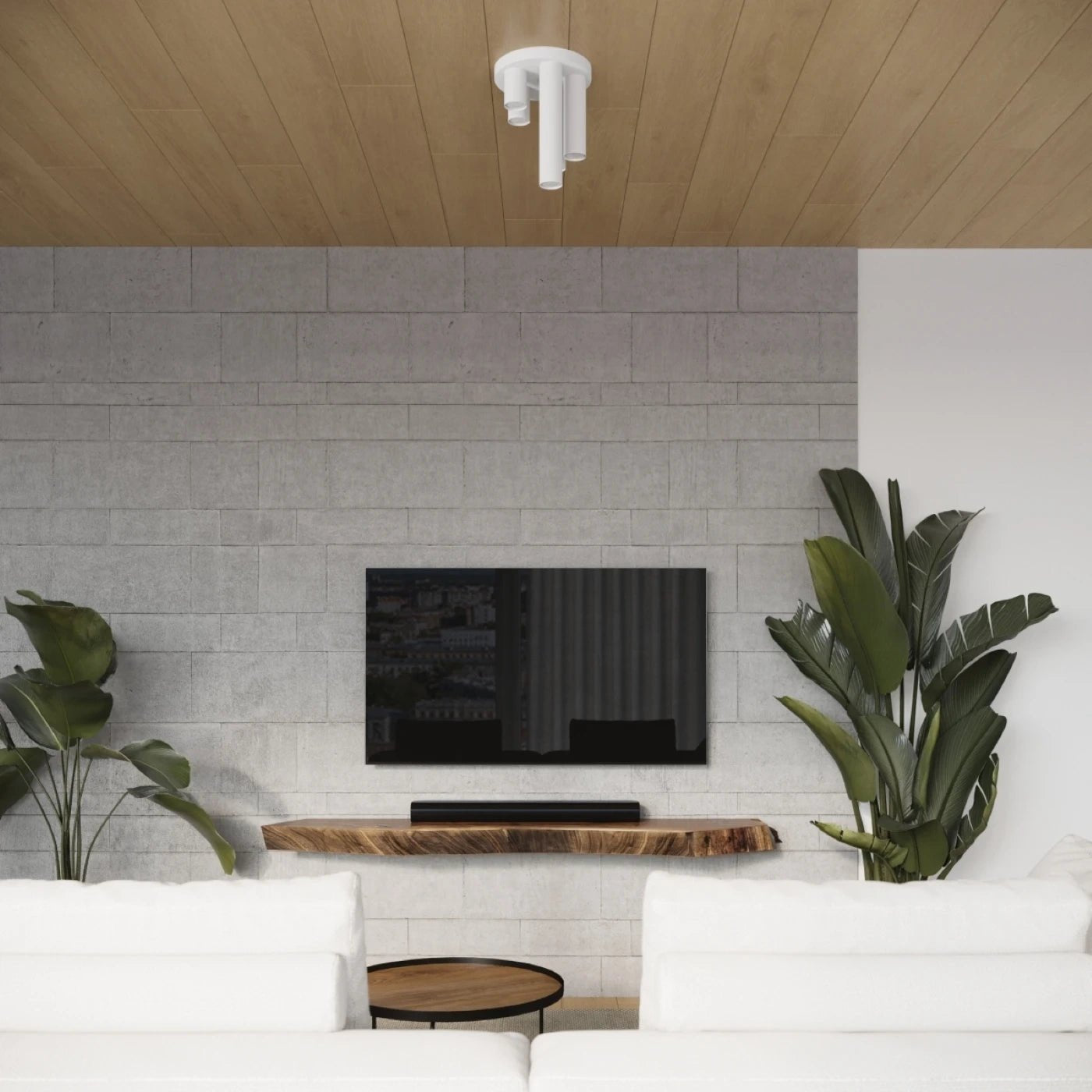 Deckenleuchte "LAGOS 5P" – Deckenleuchte in Weiß | Dexity Lichtdesign