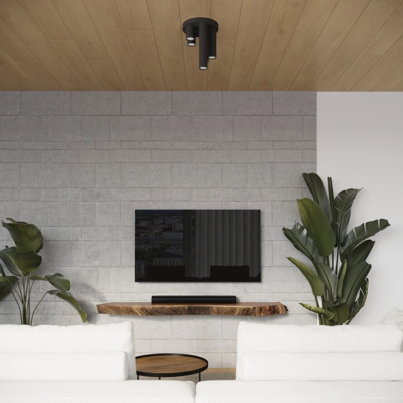 Deckenleuchte "LAGOS 5P" – Deckenleuchte in Schwarz | Dexity Lichtdesign