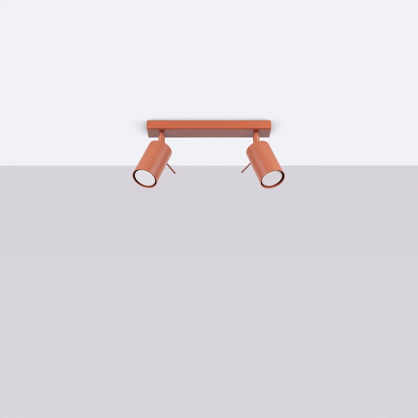 Deckenleuchte "RING 2" – Deckenleuchte in Roter Ocker | Dexity Lichtdesign