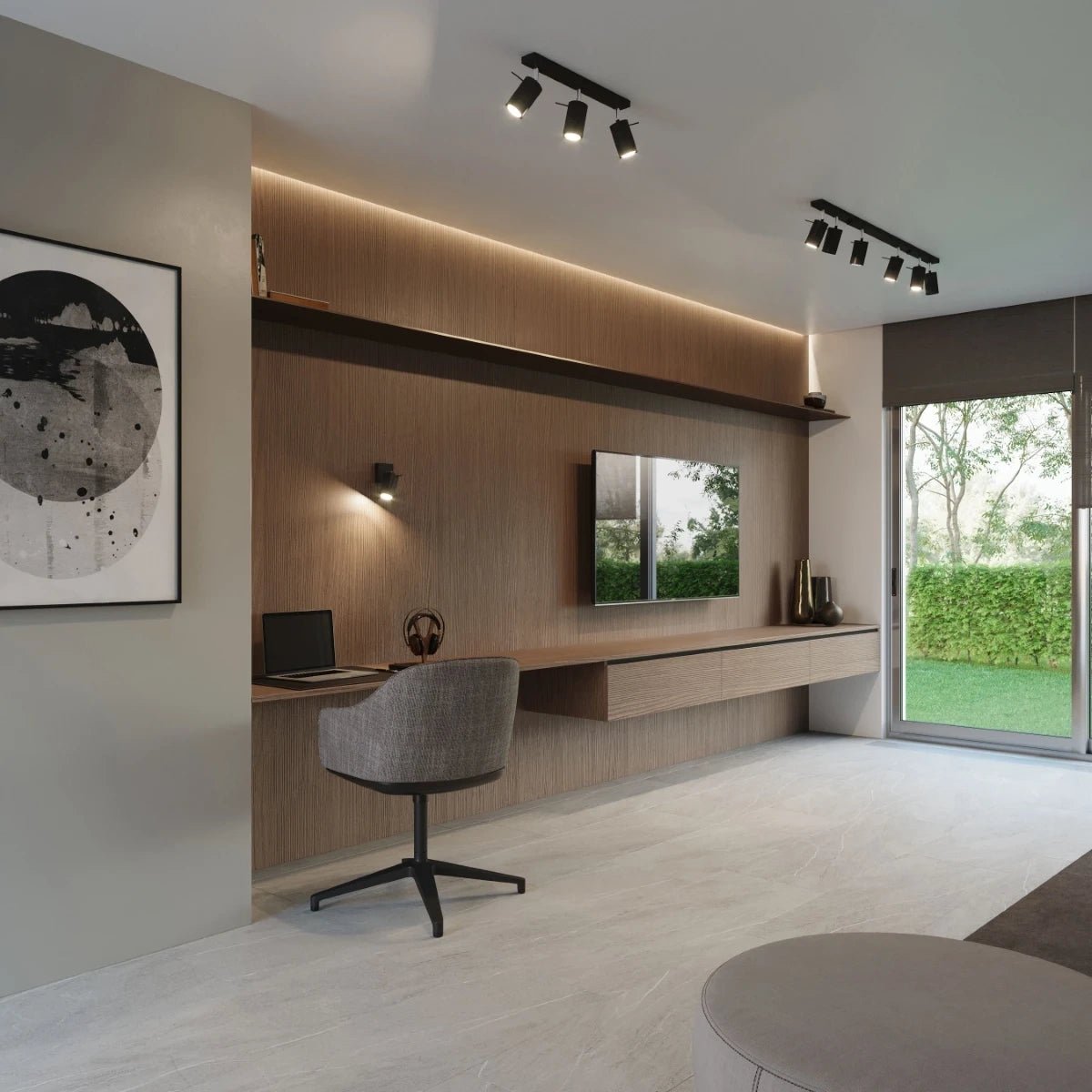 Deckenleuchte "RING 3L" – Deckenleuchte in Schwarz | Dexity Lichtdesign