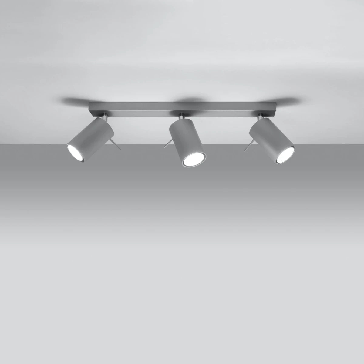 Deckenleuchte "RING 3L" – Deckenleuchte in Grau | Dexity Lichtdesign
