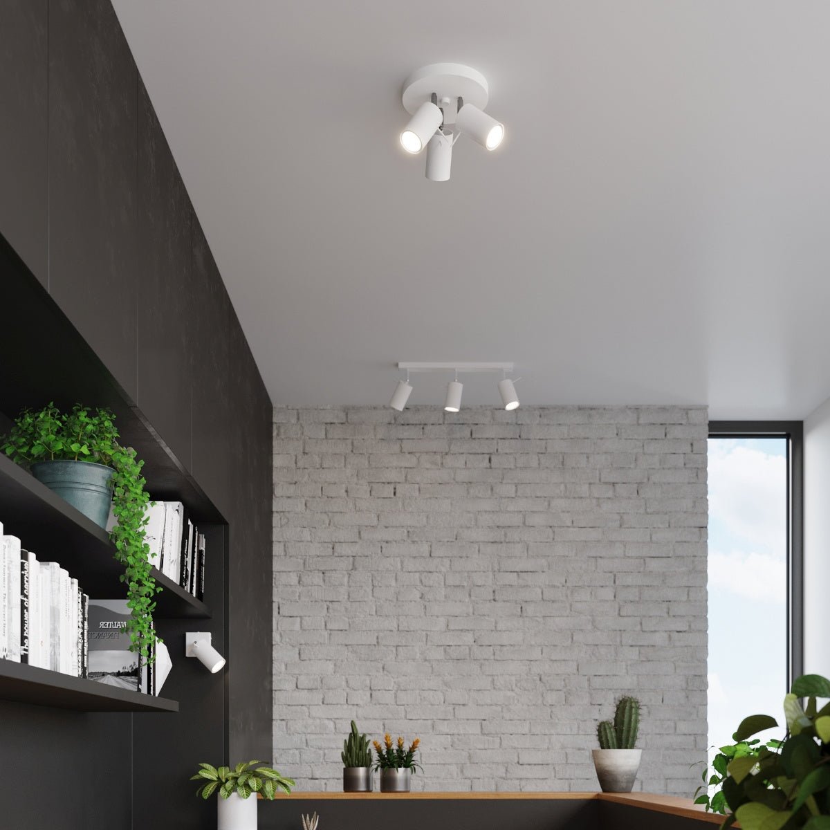 Deckenleuchte "RING 3P" – Deckenleuchte in Weiß | Dexity Lichtdesign