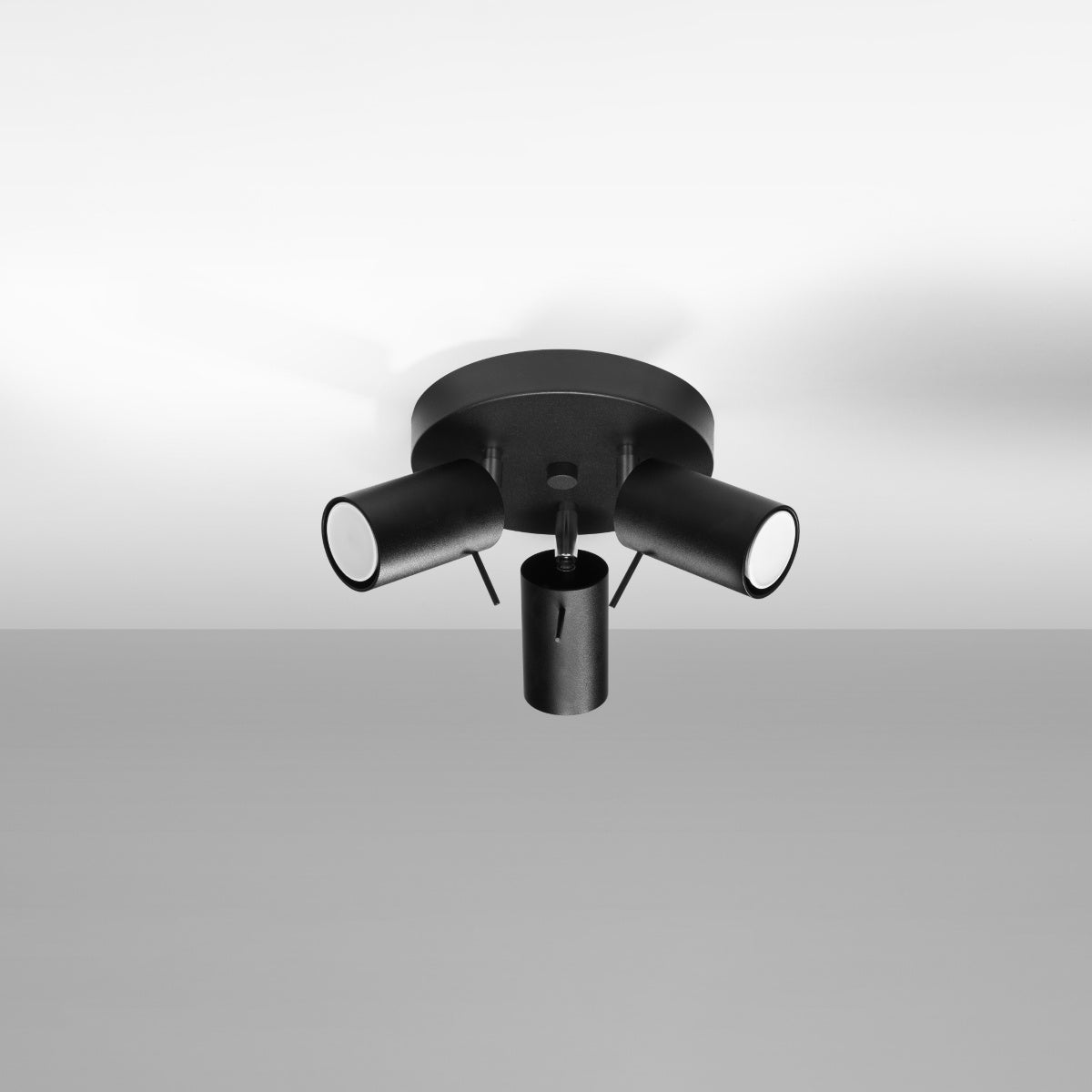 Deckenleuchte "RING 3P" – Deckenleuchte in Schwarz | Dexity Lichtdesign