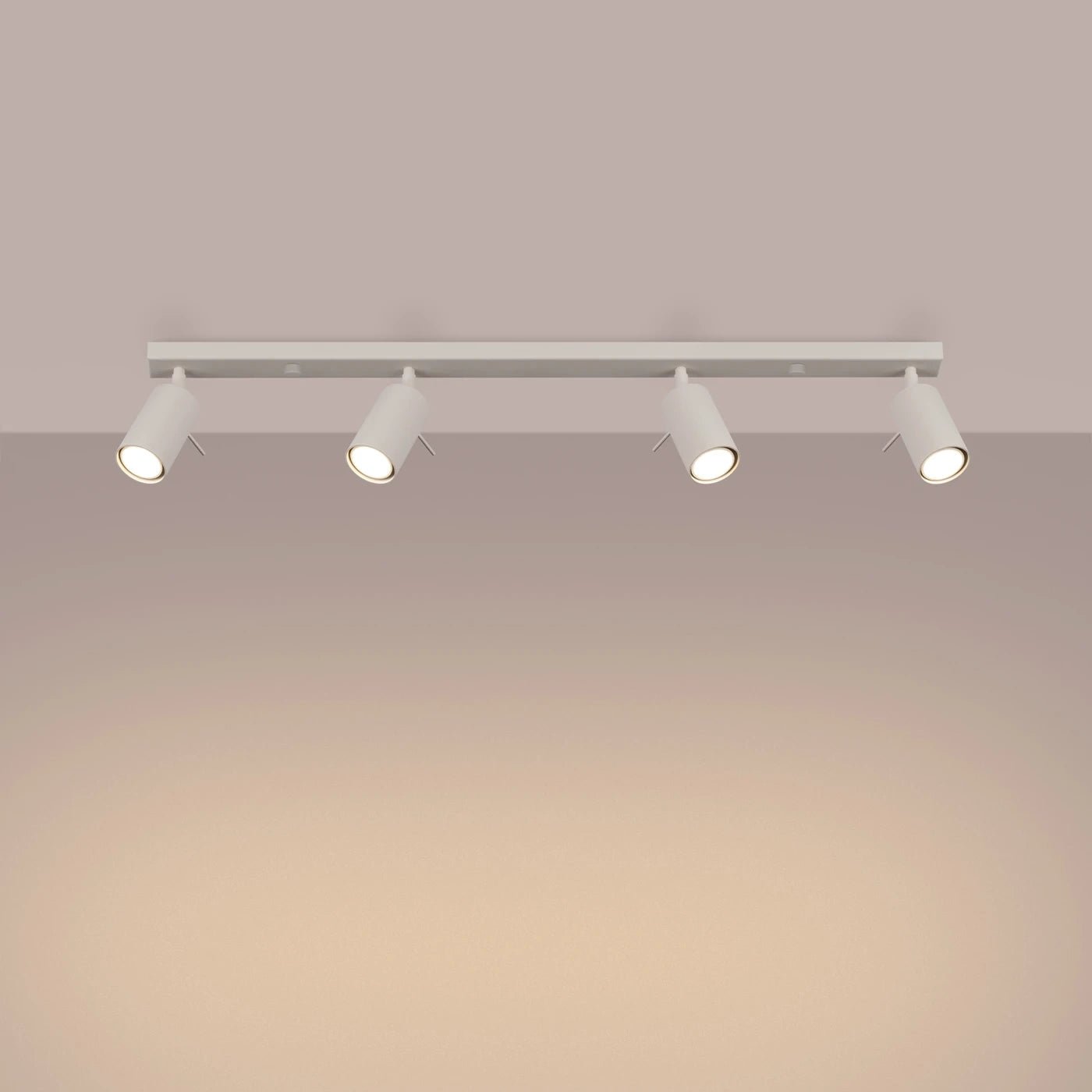 Deckenleuchte "RING 4L" – Deckenleuchte in Beige | Dexity Lichtdesign