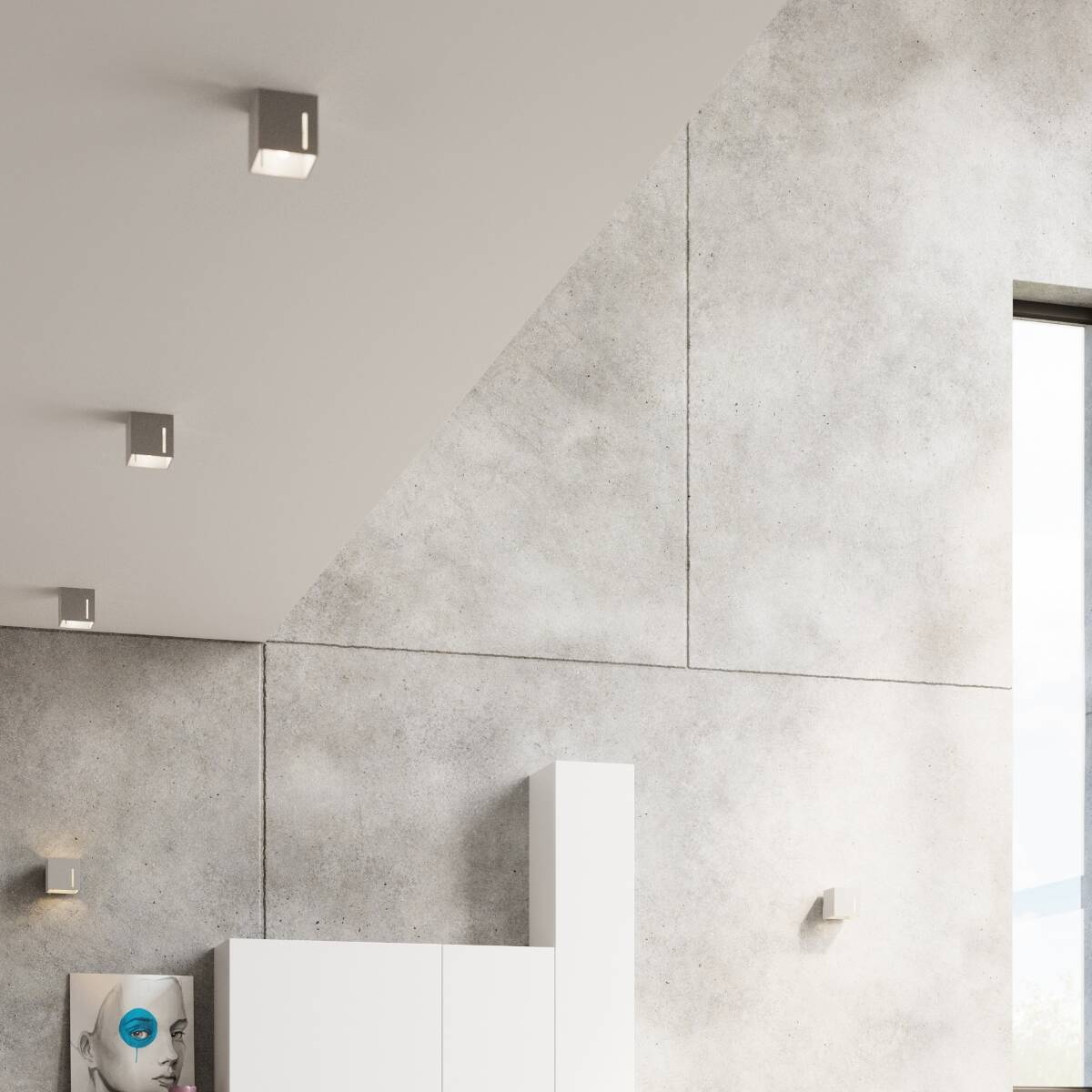 Deckenleuchte "Cubo" – Deckenlampen in Schwarz | Dexity Lichtdesign