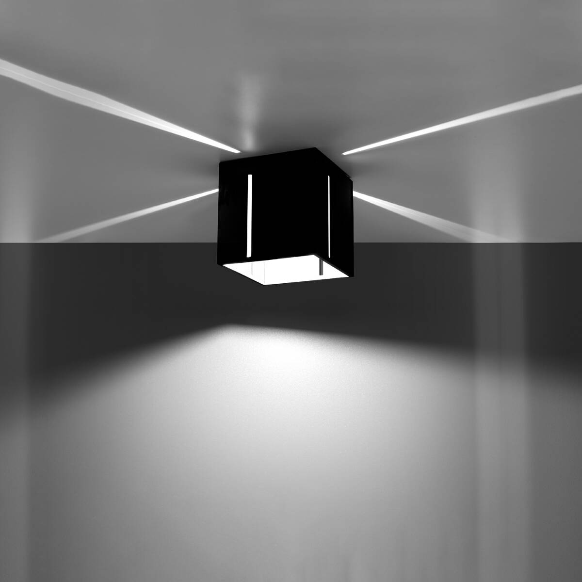 Deckenleuchte "Cubo" – Deckenlampen in Schwarz | Dexity Lichtdesign