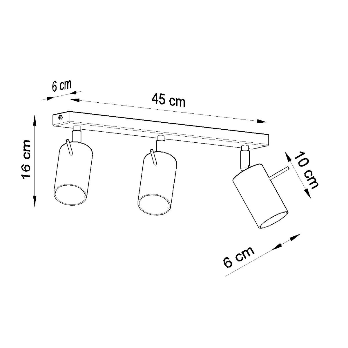 Deckenleuchte "RING 3L"