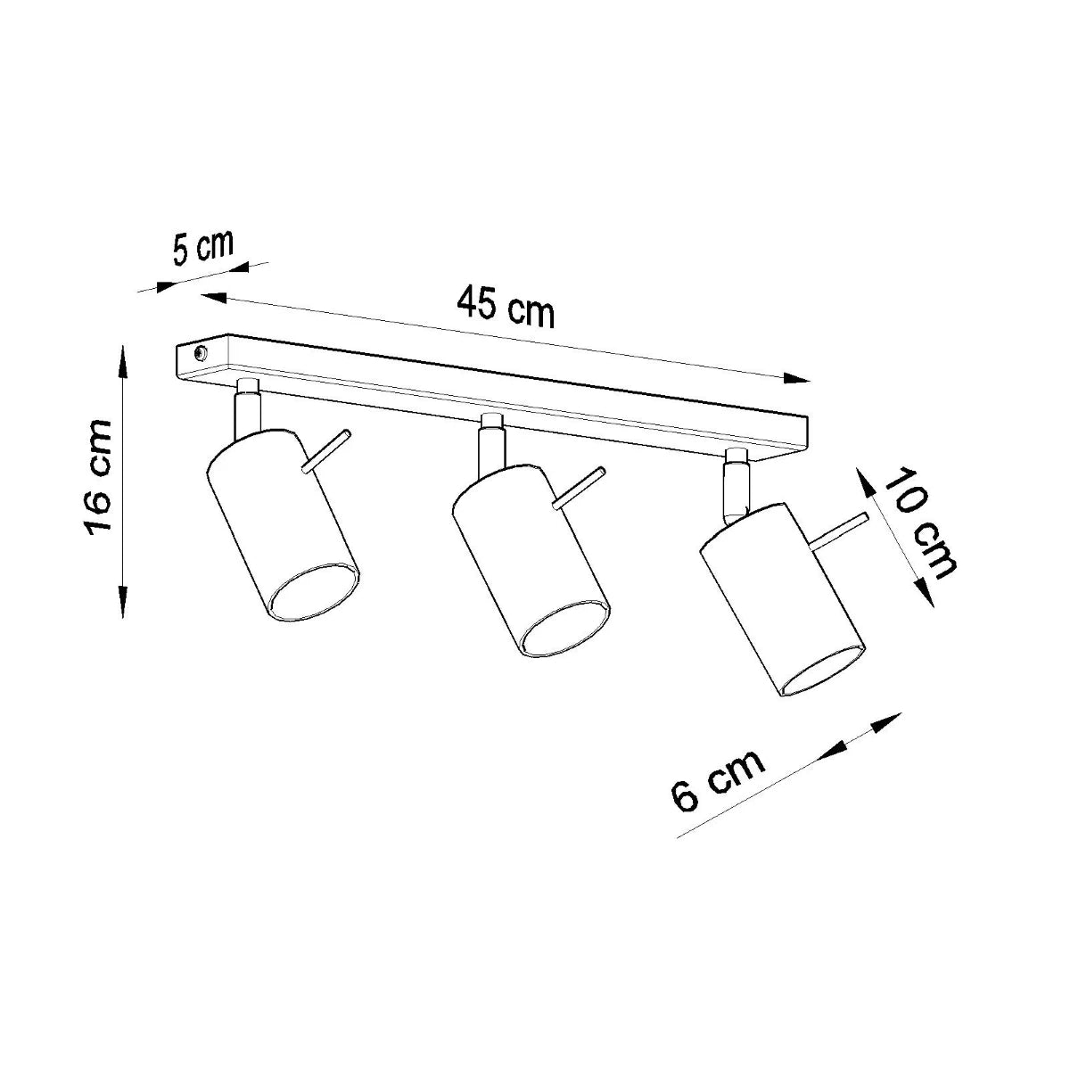 Deckenleuchte "RING 3L"