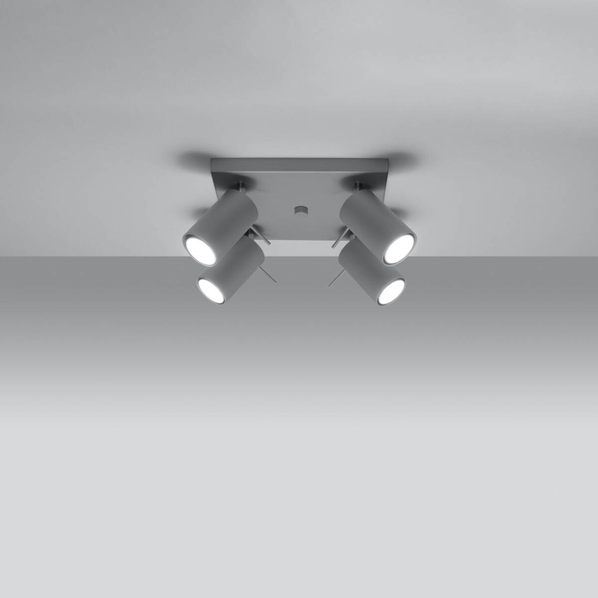 Deckenleuchte "Ring 4" – Deckenlampen in Grau | Dexity Lichtdesign
