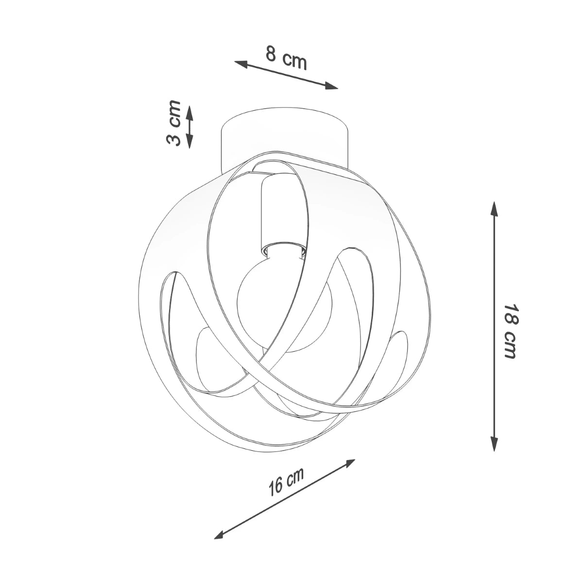 Deckenleuchte "TULOS"