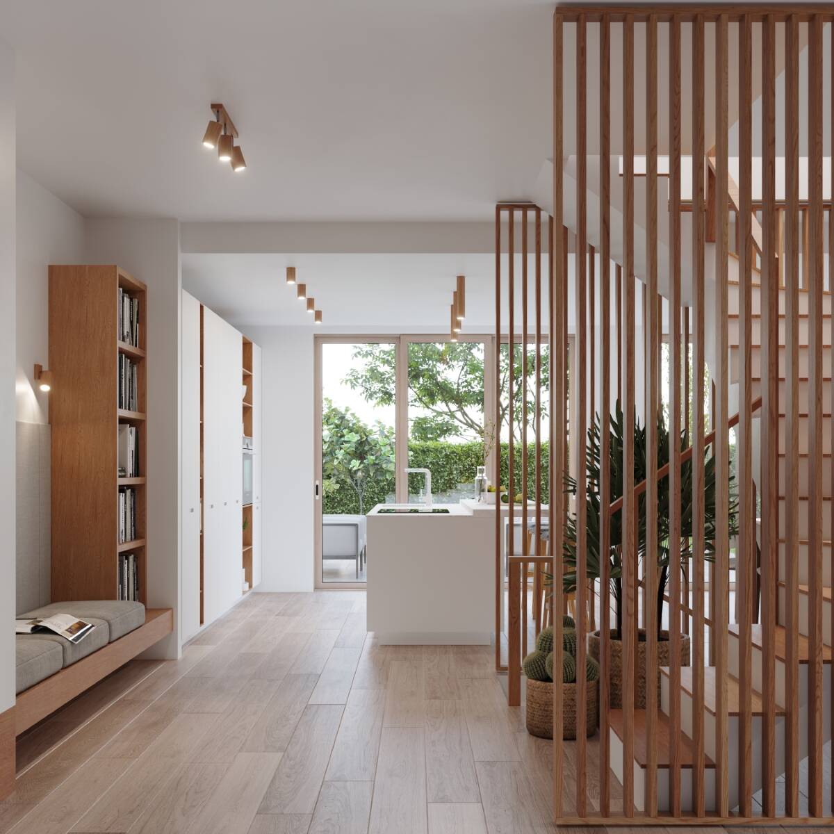 Deckenleuchte "Zeke 30" – Deckenlampen in Naturholz | Dexity Lichtdesign